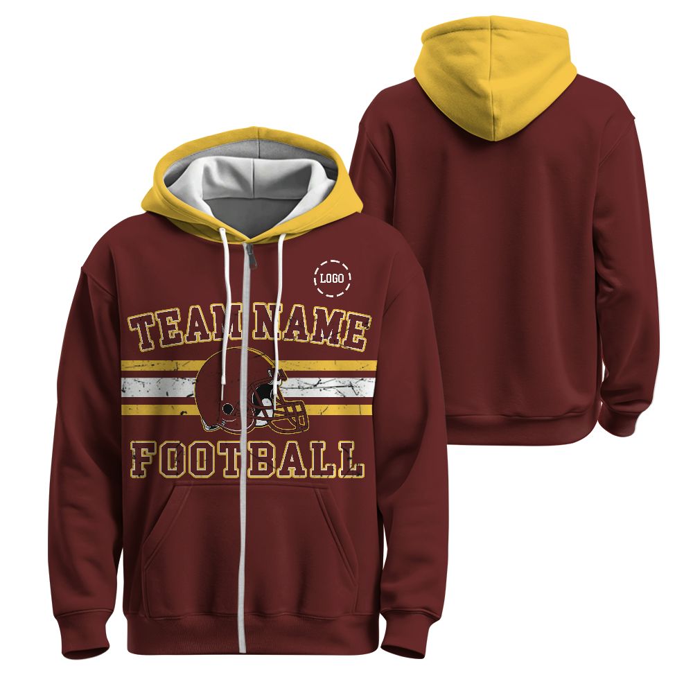 personalized-hoodie-sweater-vintage-80s-retro-style-football-fan-burgundy-and-gold-hood-wc-vdd91-6635