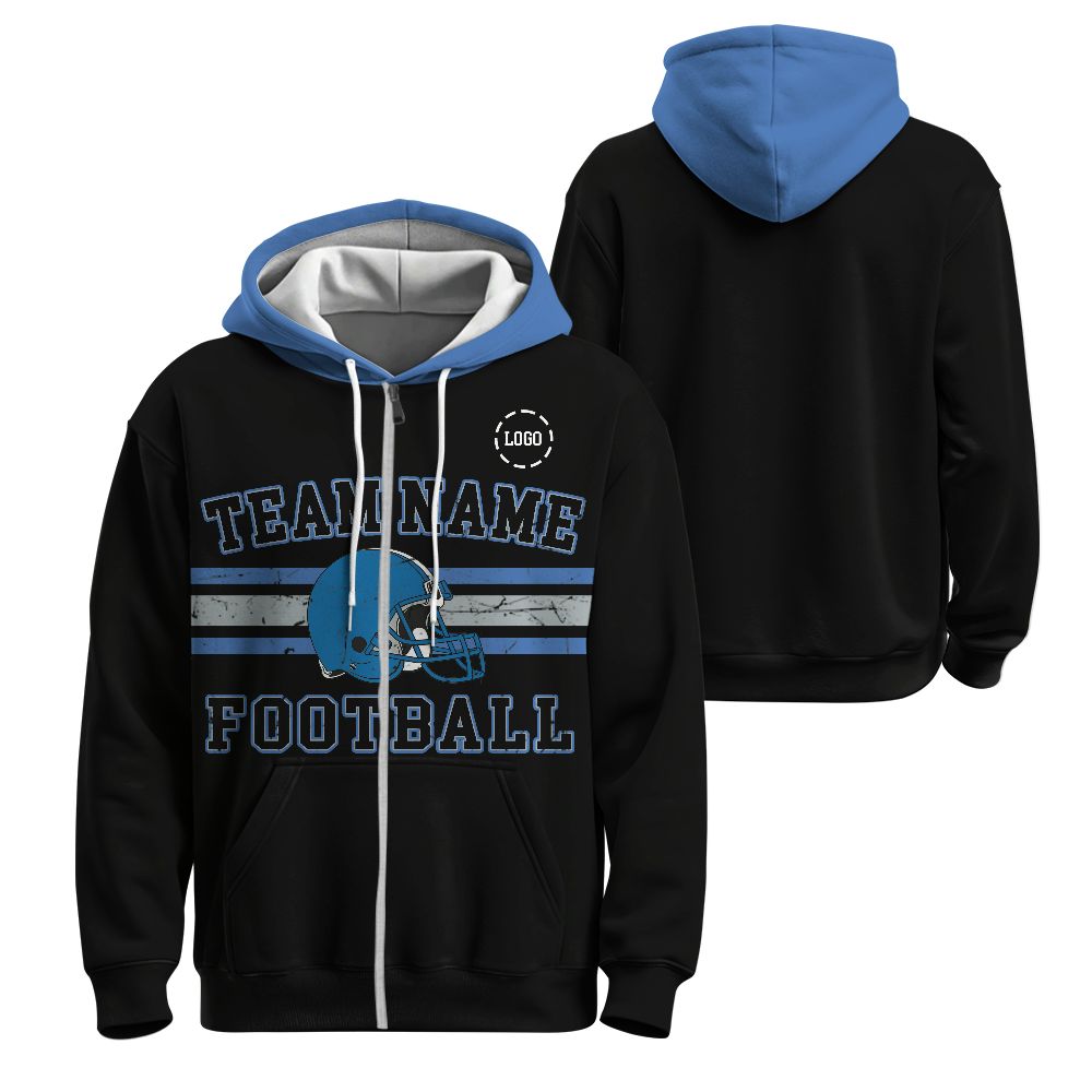 personalized-hoodie-sweater-vintage-80s-retro-style-football-fan-black-and-blue-hood-dl-vdd91-3745