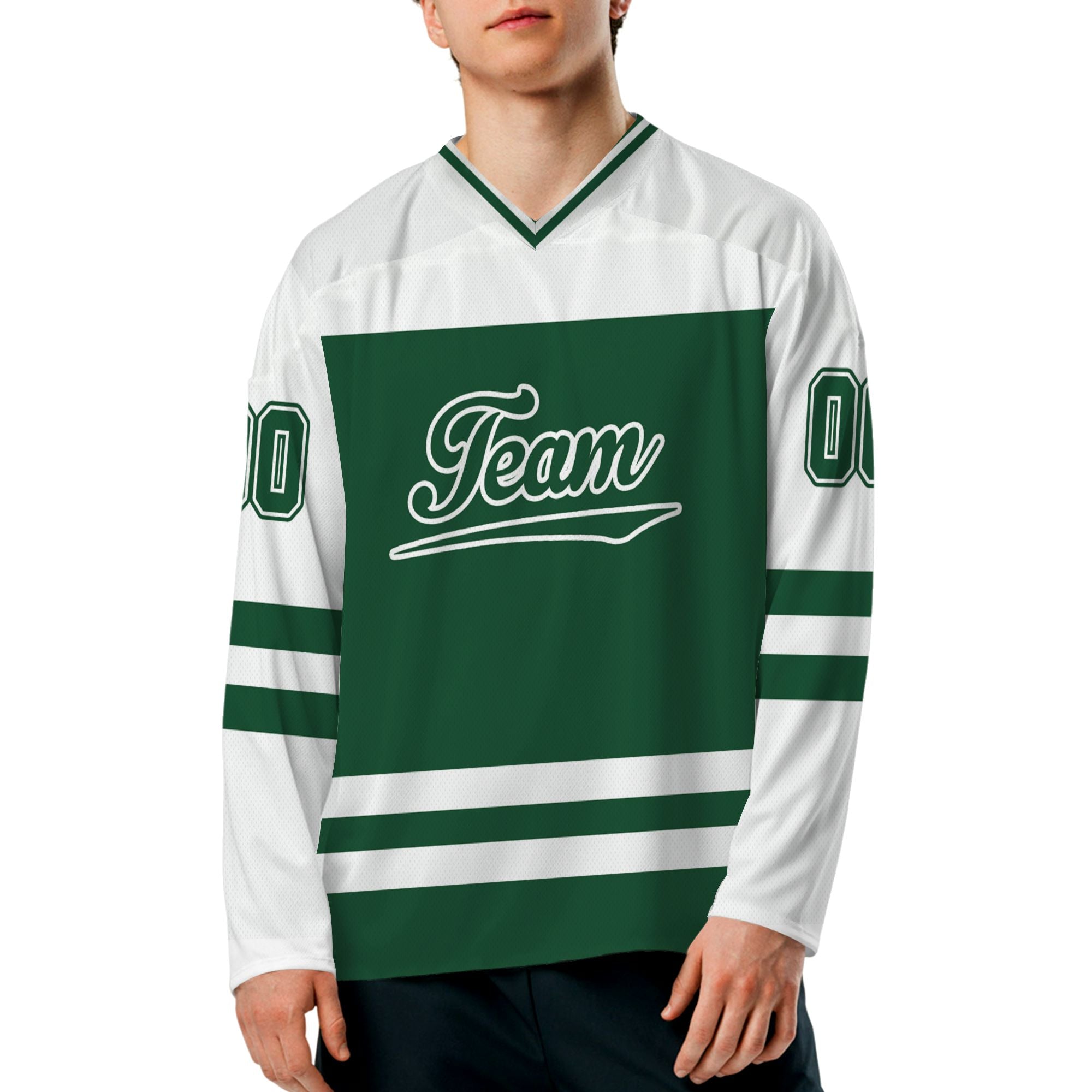 personalized-team-name-number-ice-hockey-jersey-sports-two-colors-green-white-vdd88-5849