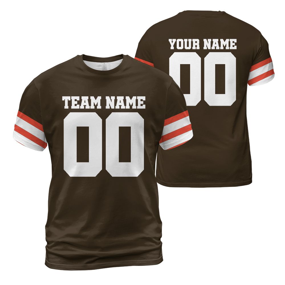 personalized-name-and-number-brown-football-hoddie-sweater-trendy-fan-gift-brown-and-orange-clb-vdd92-8995
