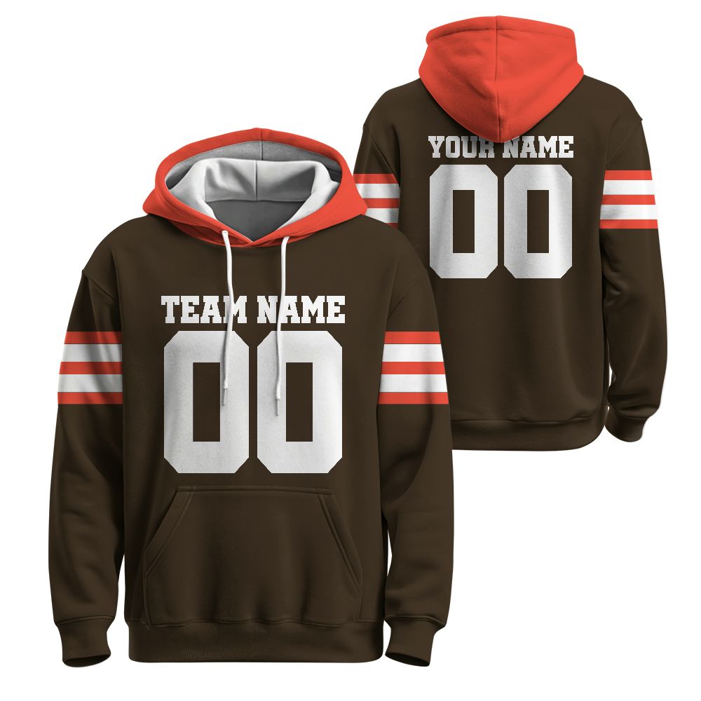 personalized-name-and-number-brown-football-hoddie-sweater-trendy-fan-gift-brown-and-orange-clb-vdd92-8995