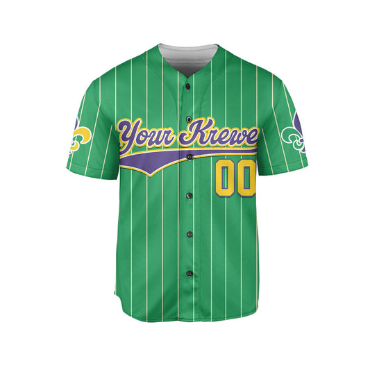 Custom Tkb40 Green Unisex Baseball Jersey