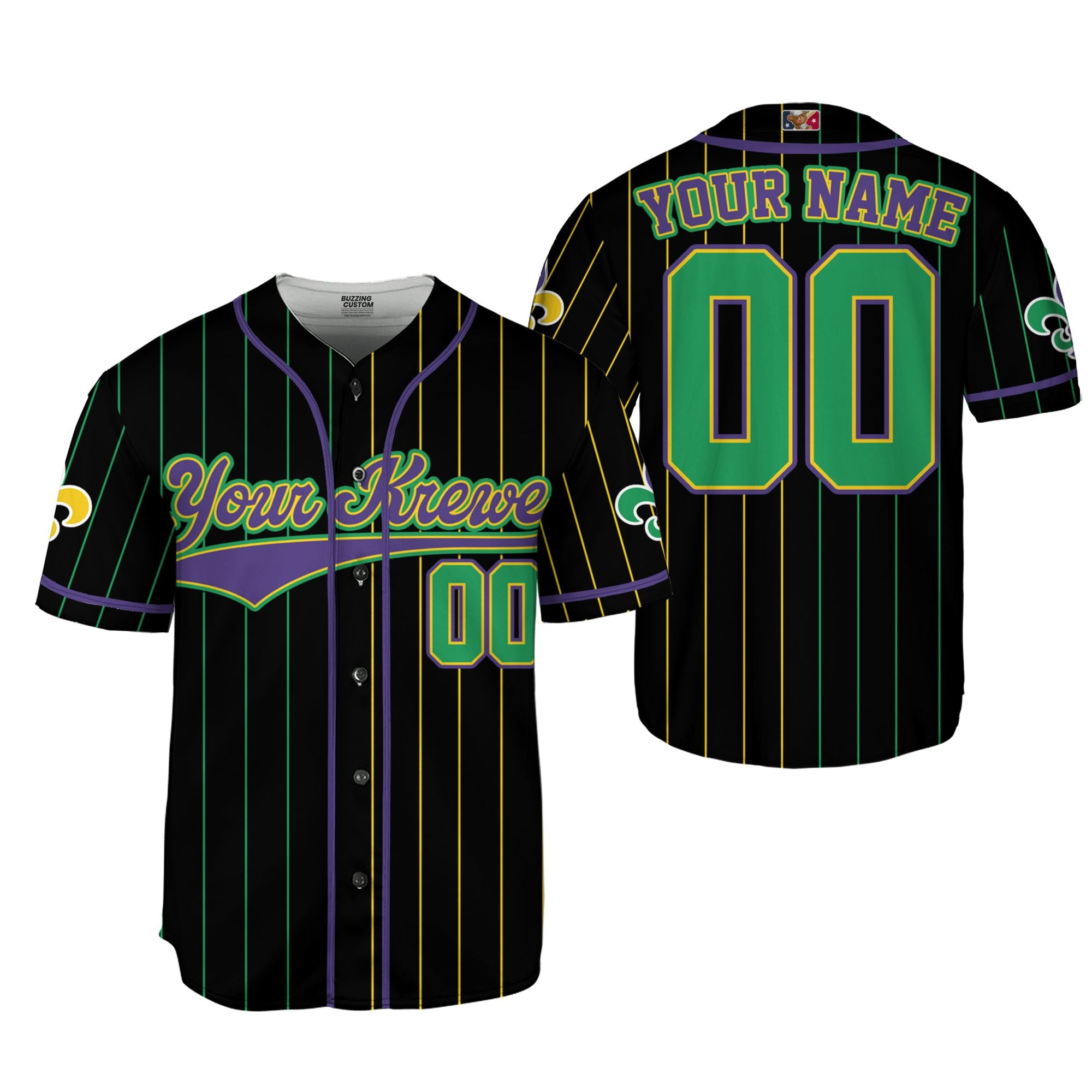 Custom Tkb40 Black Unisex Baseball Jersey
