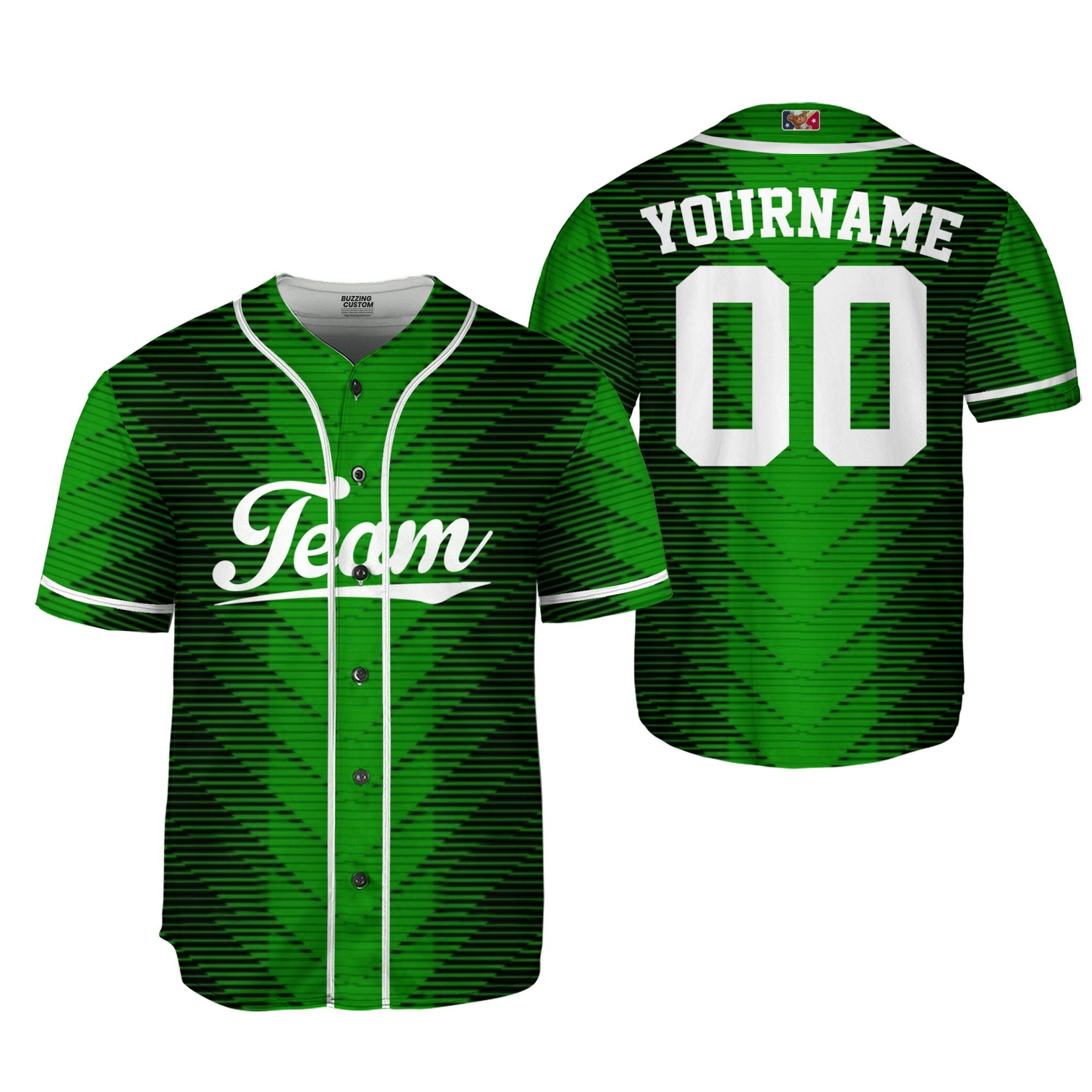 Custom Unisex Green Black St. Patrick&