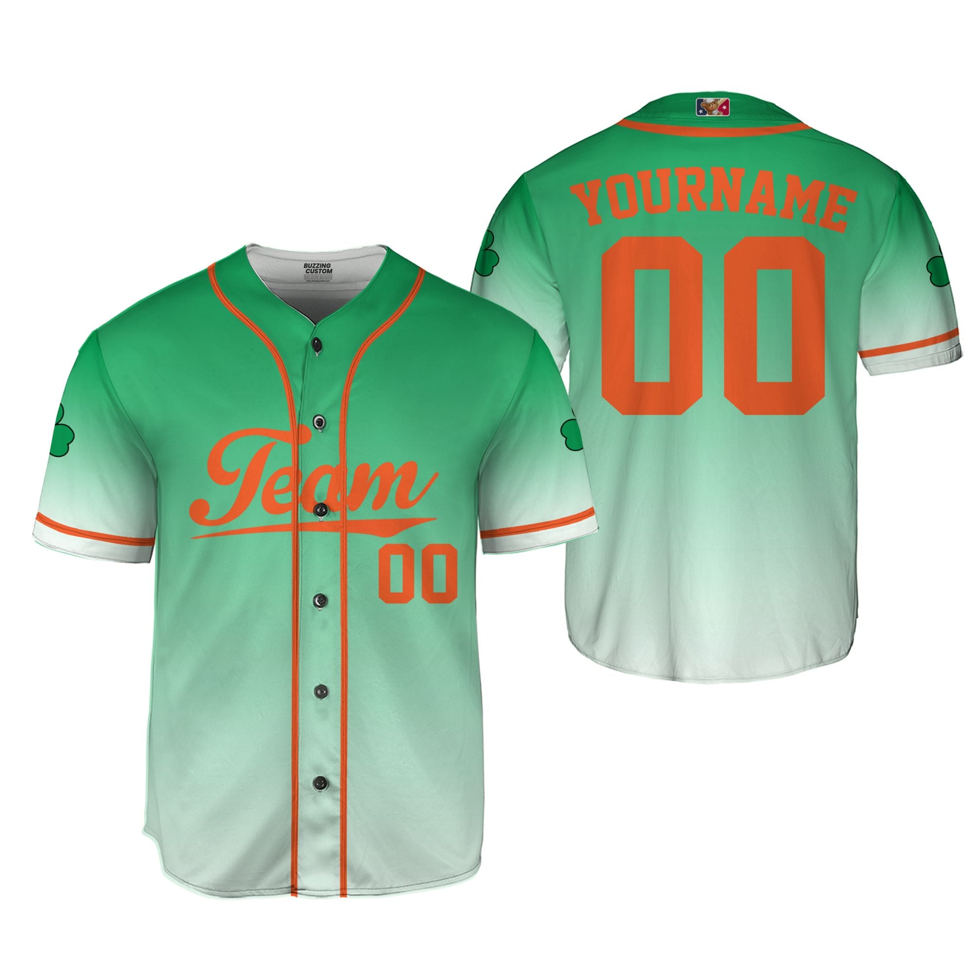 Custom Unisex Green White St. Patrick&