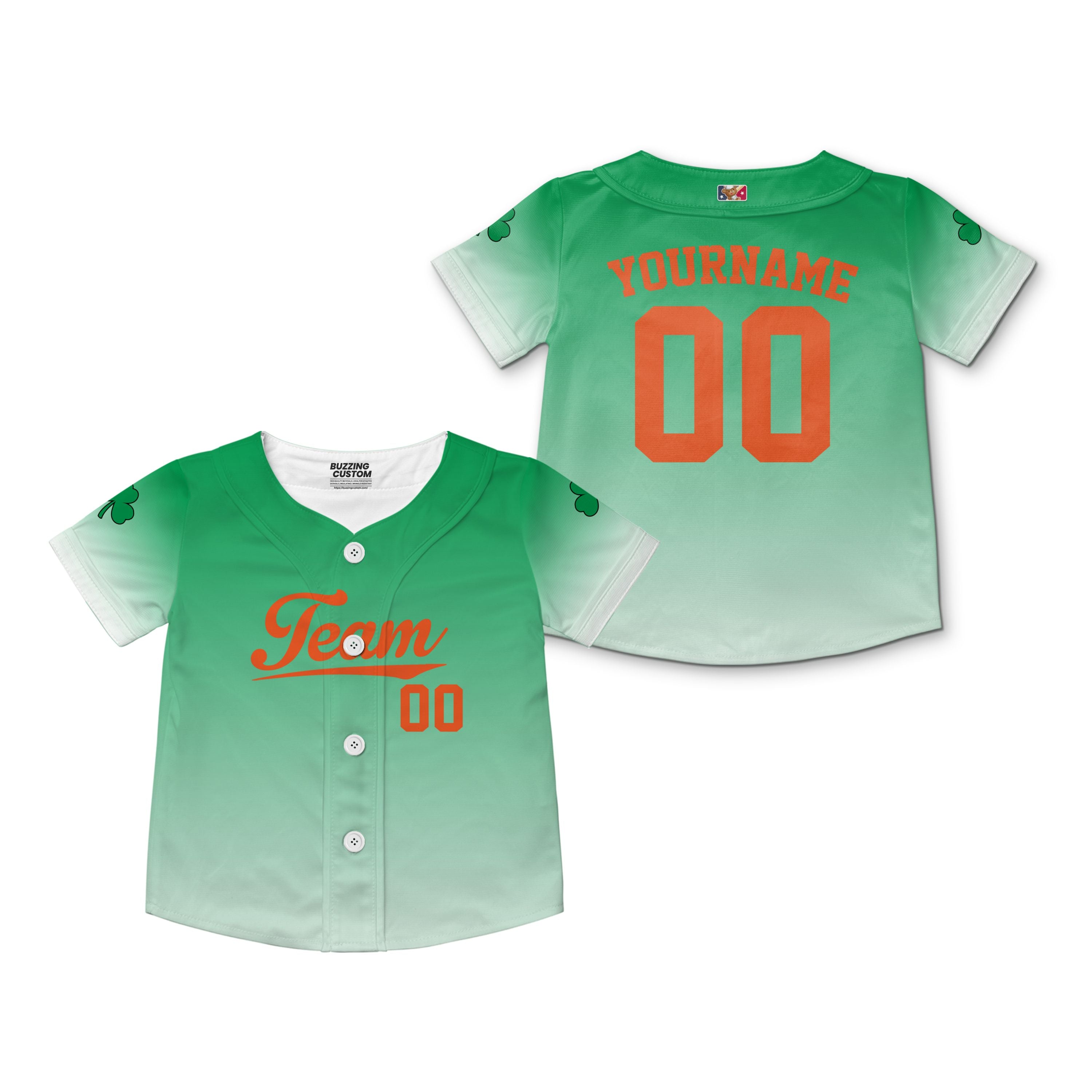 Custom Unisex Green White St. Patrick&