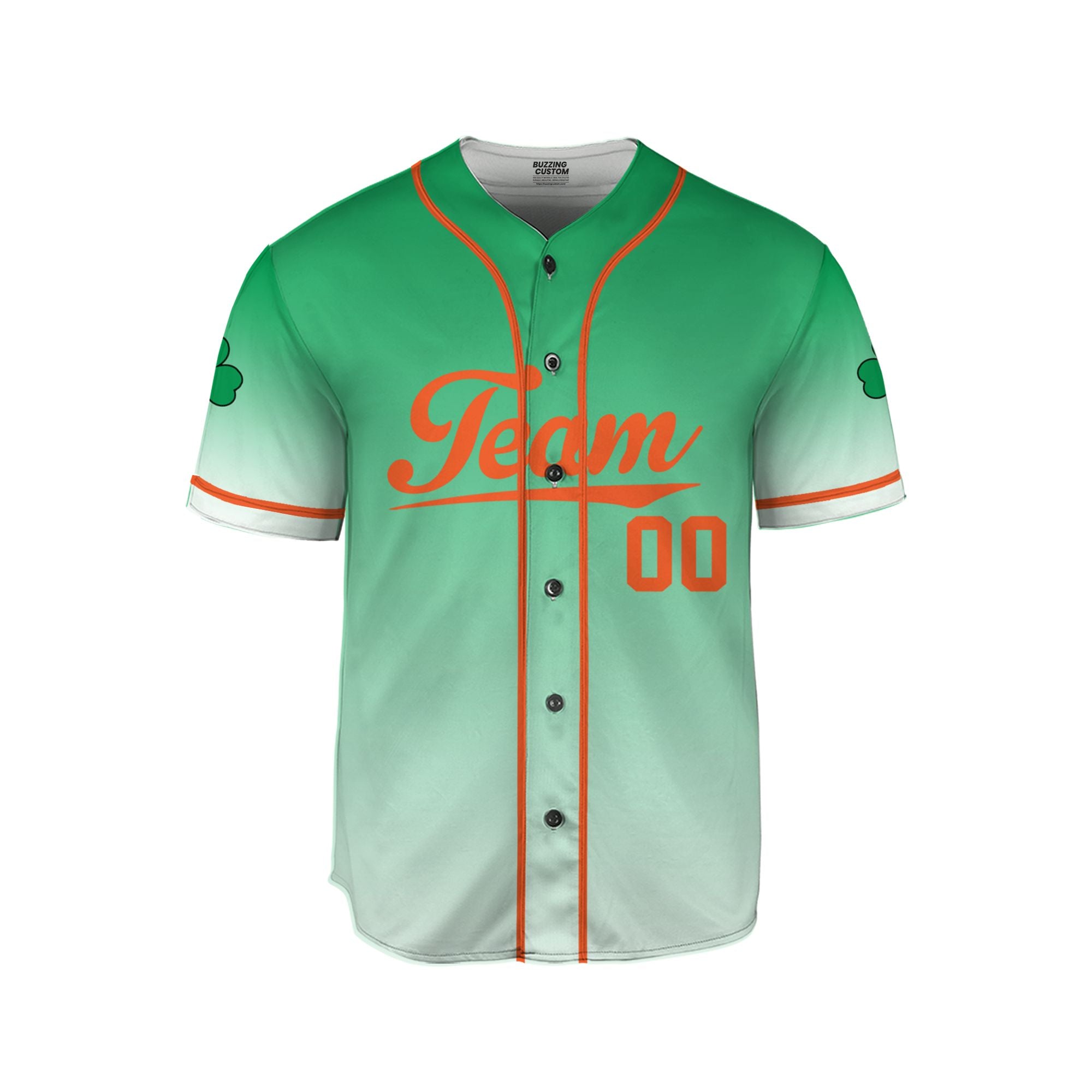 Custom Unisex Green White St. Patrick&