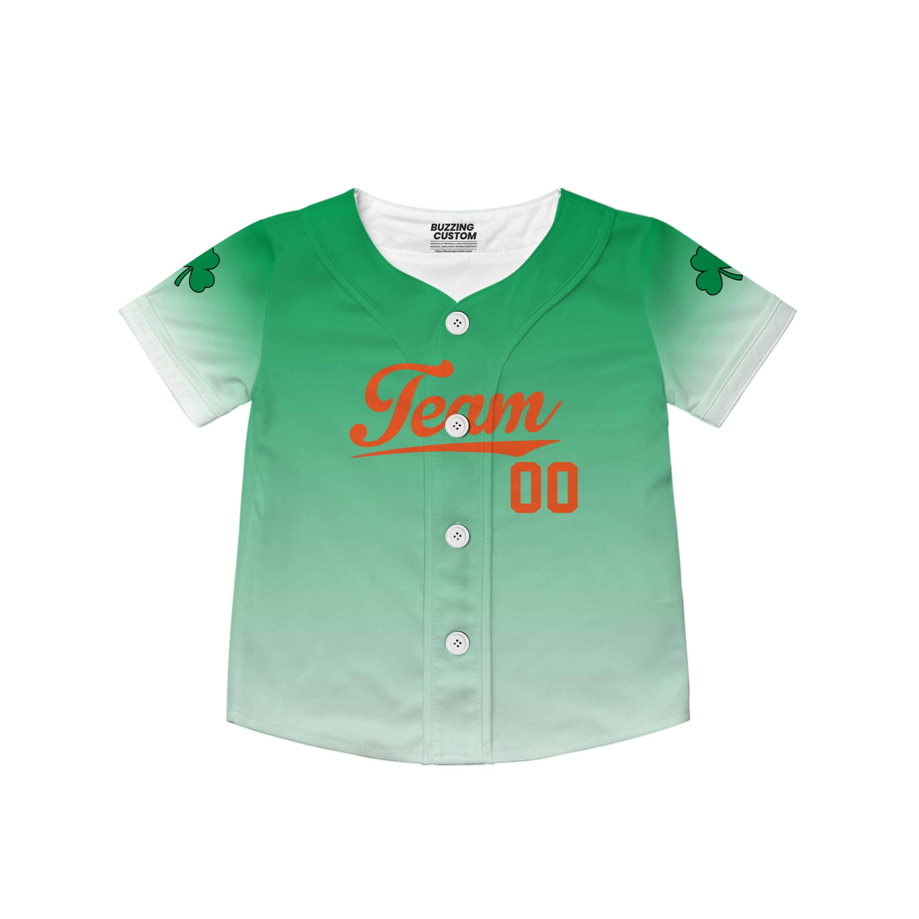 Custom Unisex Green White St. Patrick&
