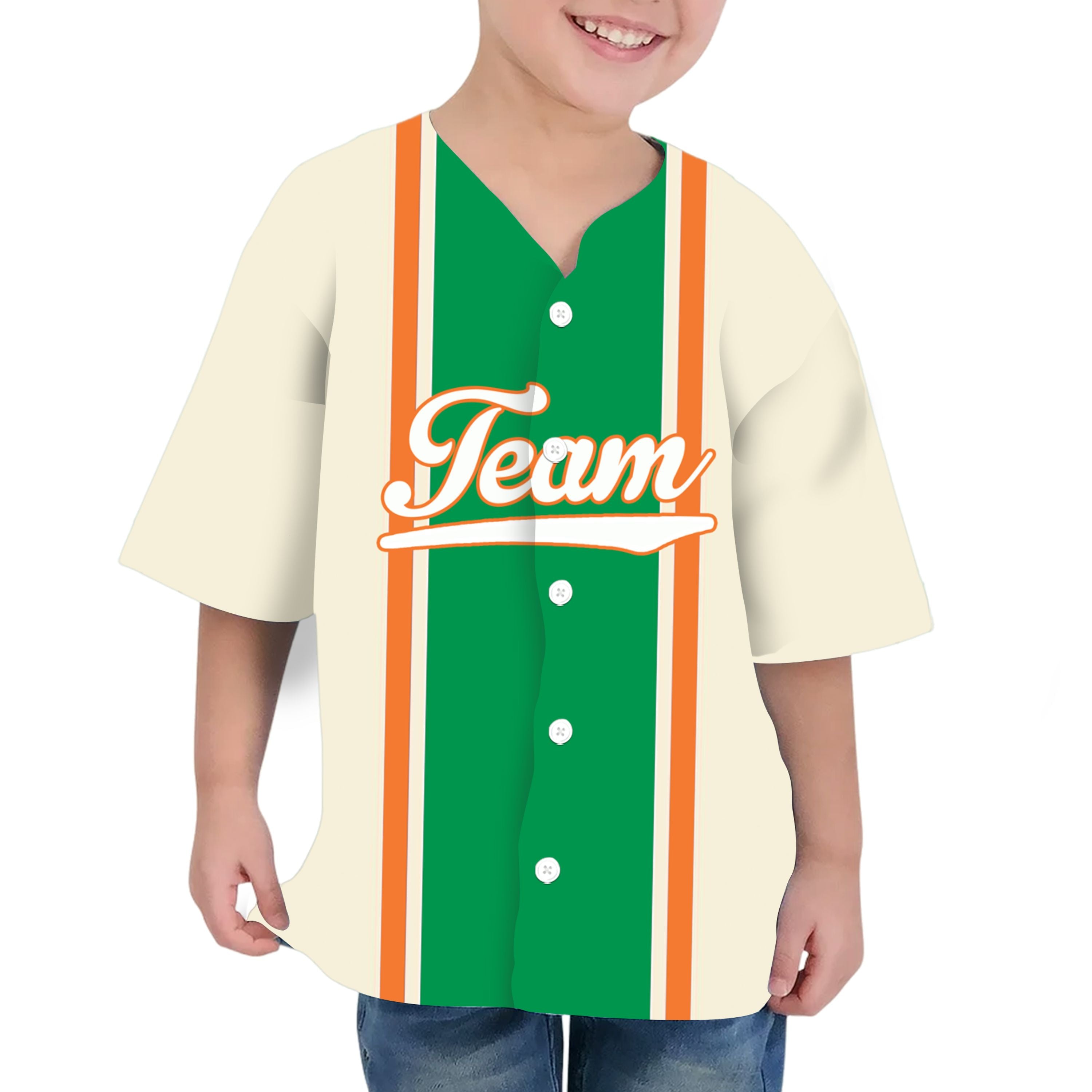 Custom Unisex Orange Green White St. Patrick&