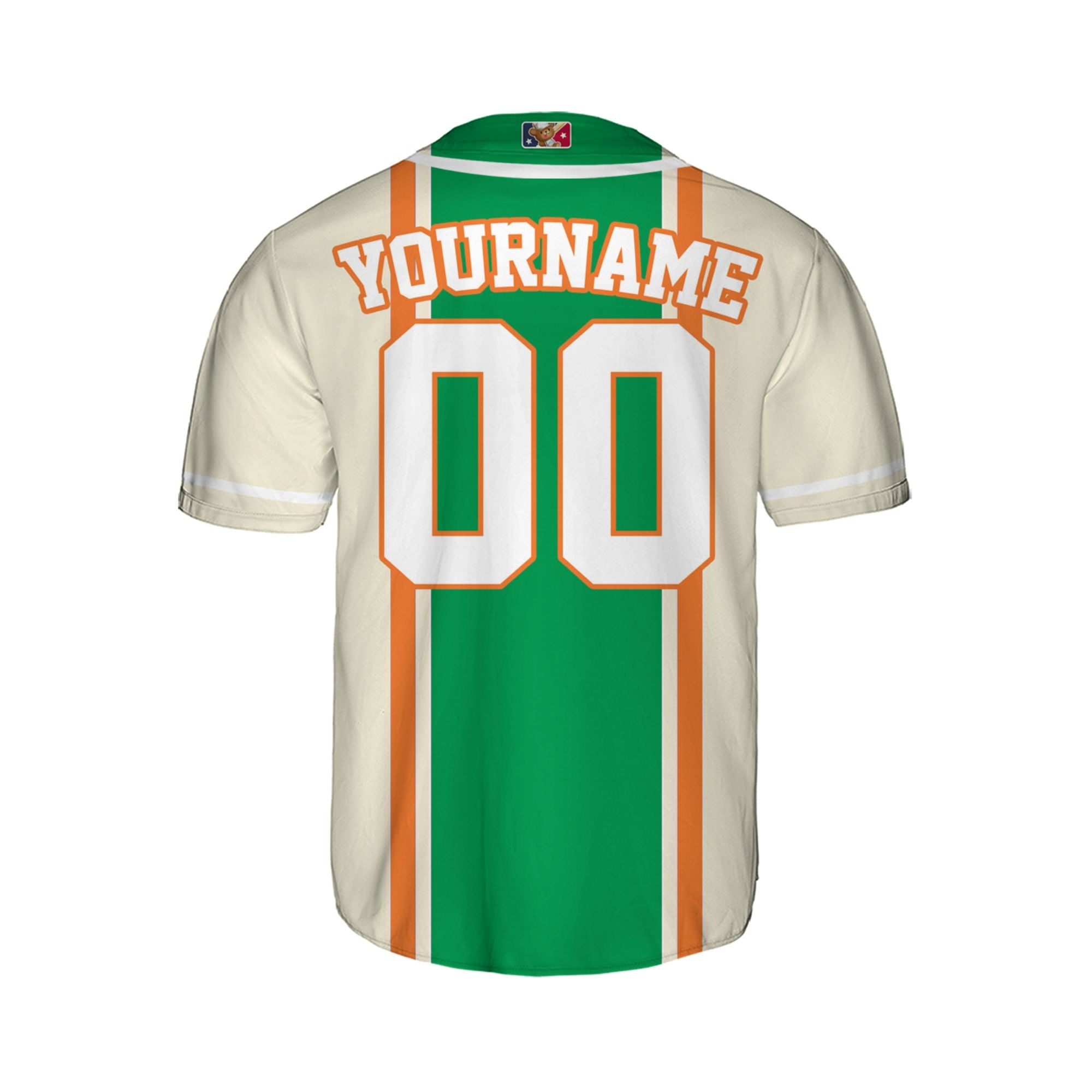 Custom Unisex White Green Orange St. Patrick&