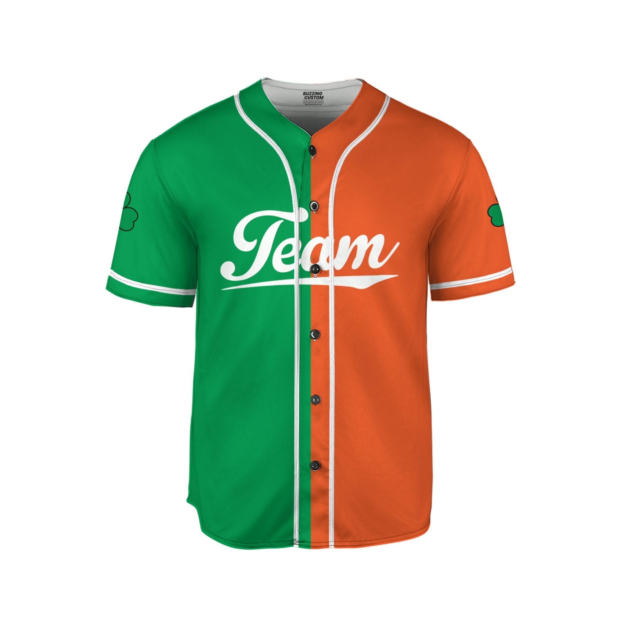 Custom Unisex Orange Green St. Patrick&