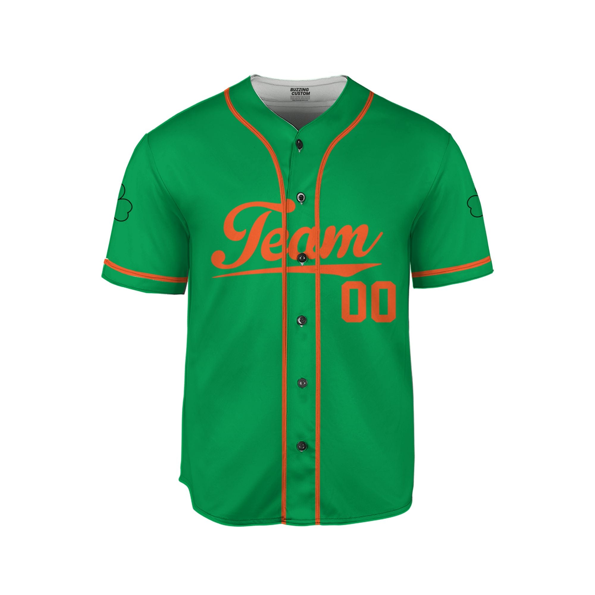 Custom Unisex Green Orange St. Patrick&