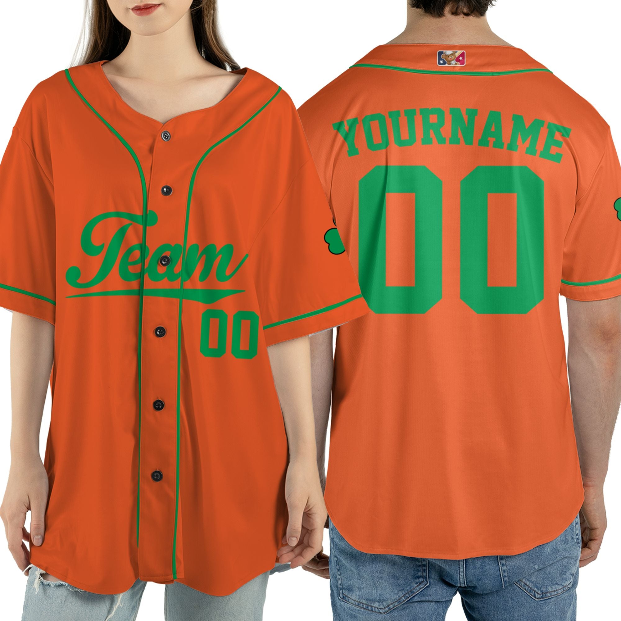 Custom Unisex Orange St. Patrick&