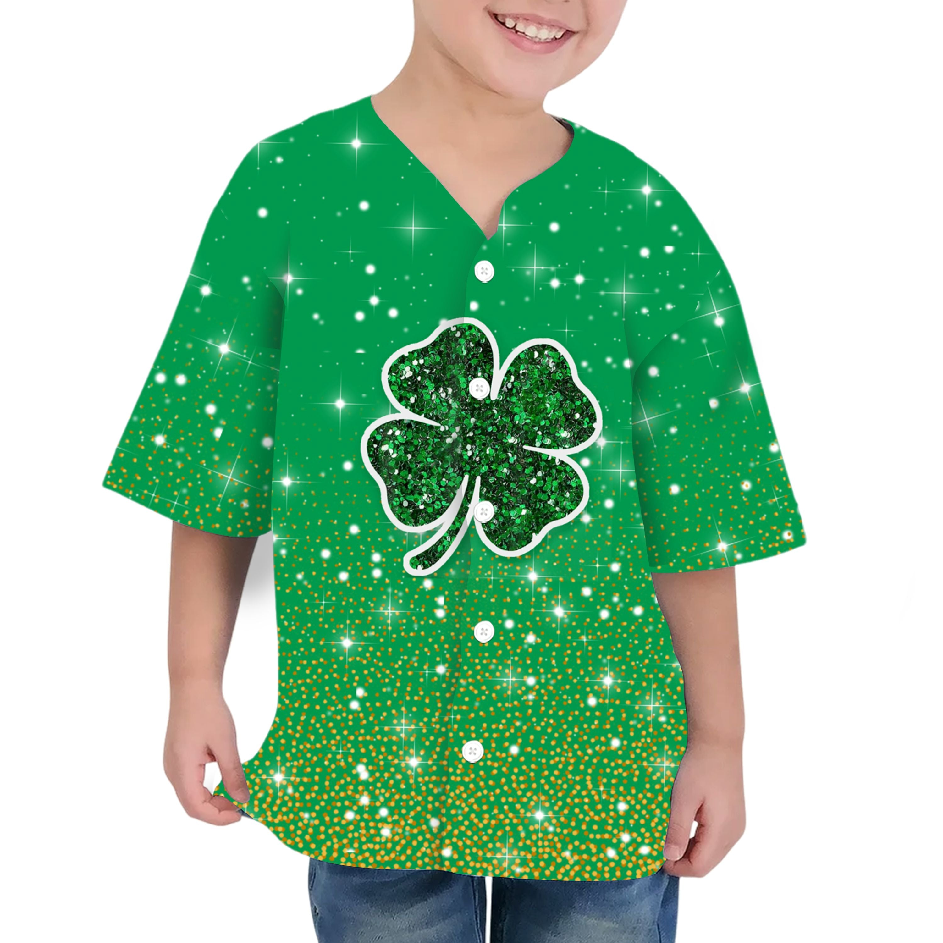 Custom Unisex Green Spakle St. Patrick&