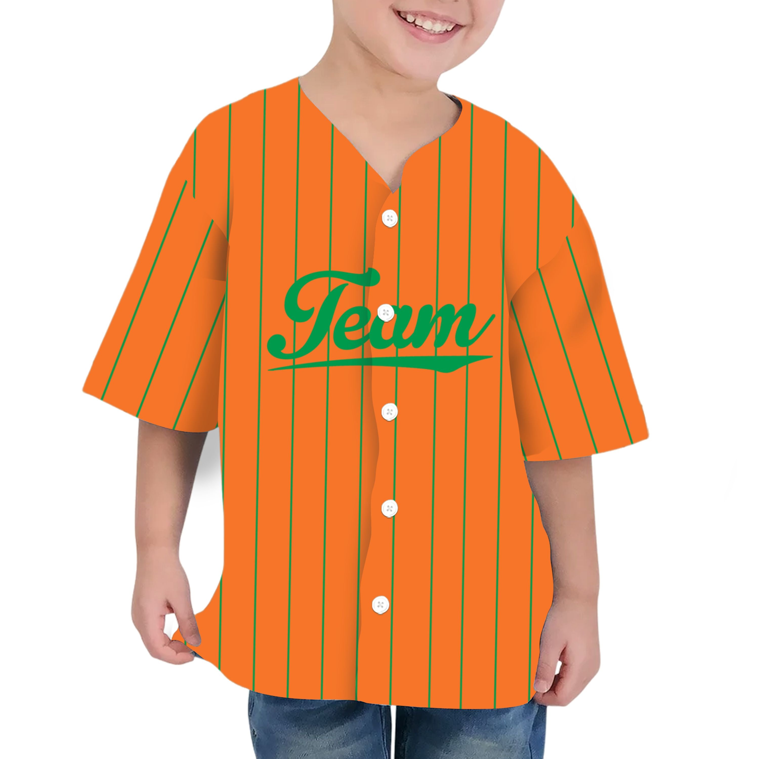 Custom Unisex Orange Green Stripe St. Patrick&