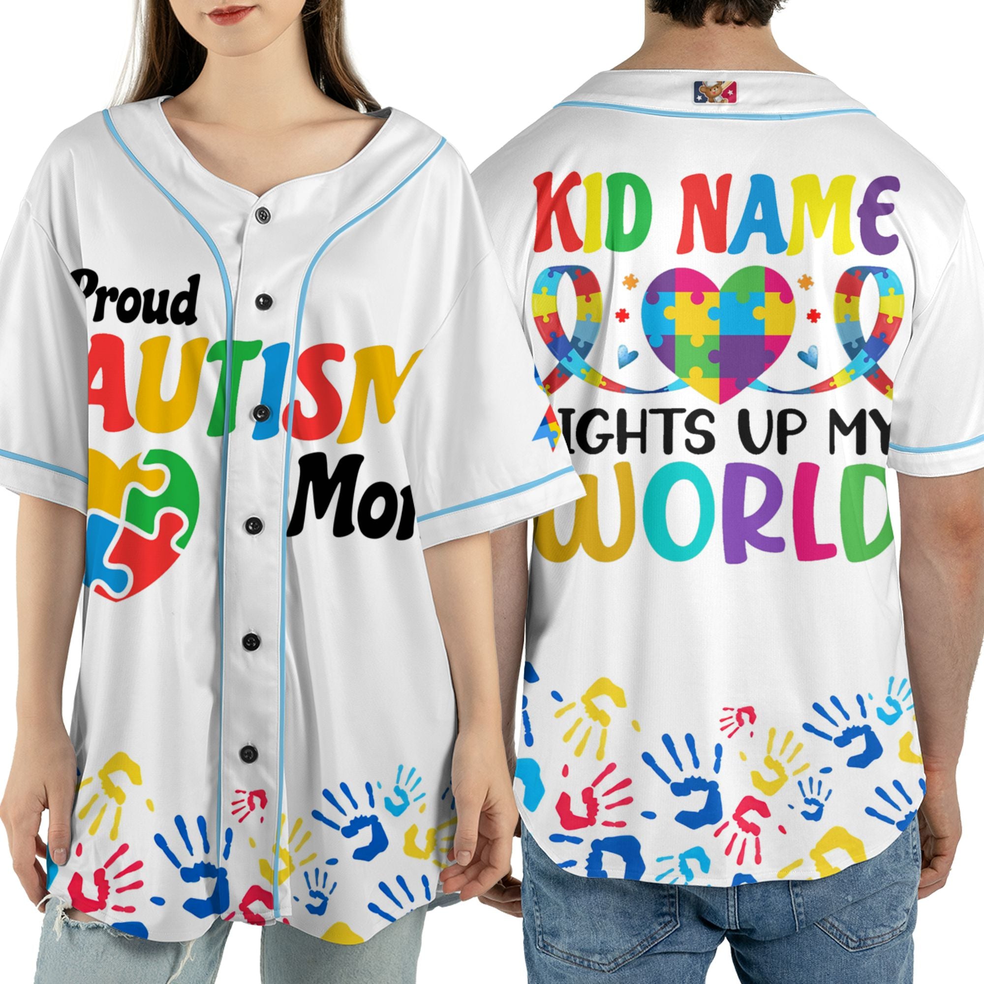 Custom Mom White Baseball Jersey Custom Motivational Gift For Him And Her TKB68