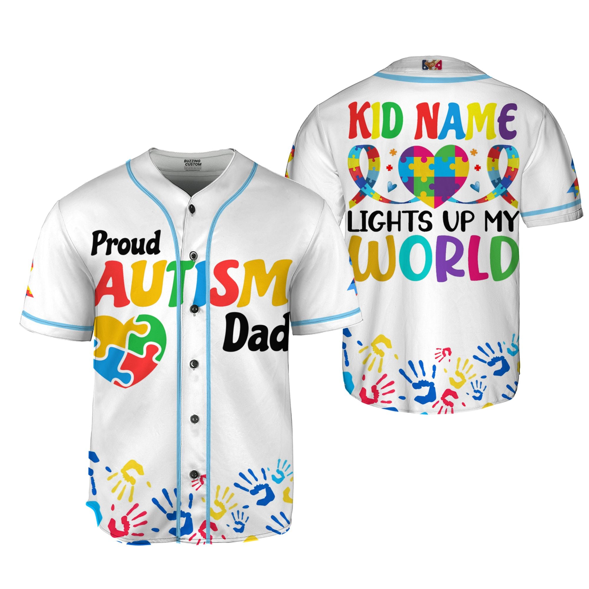 Custom Dad White Baseball Jersey Custom Motivational Gift For Him And Her TKB68