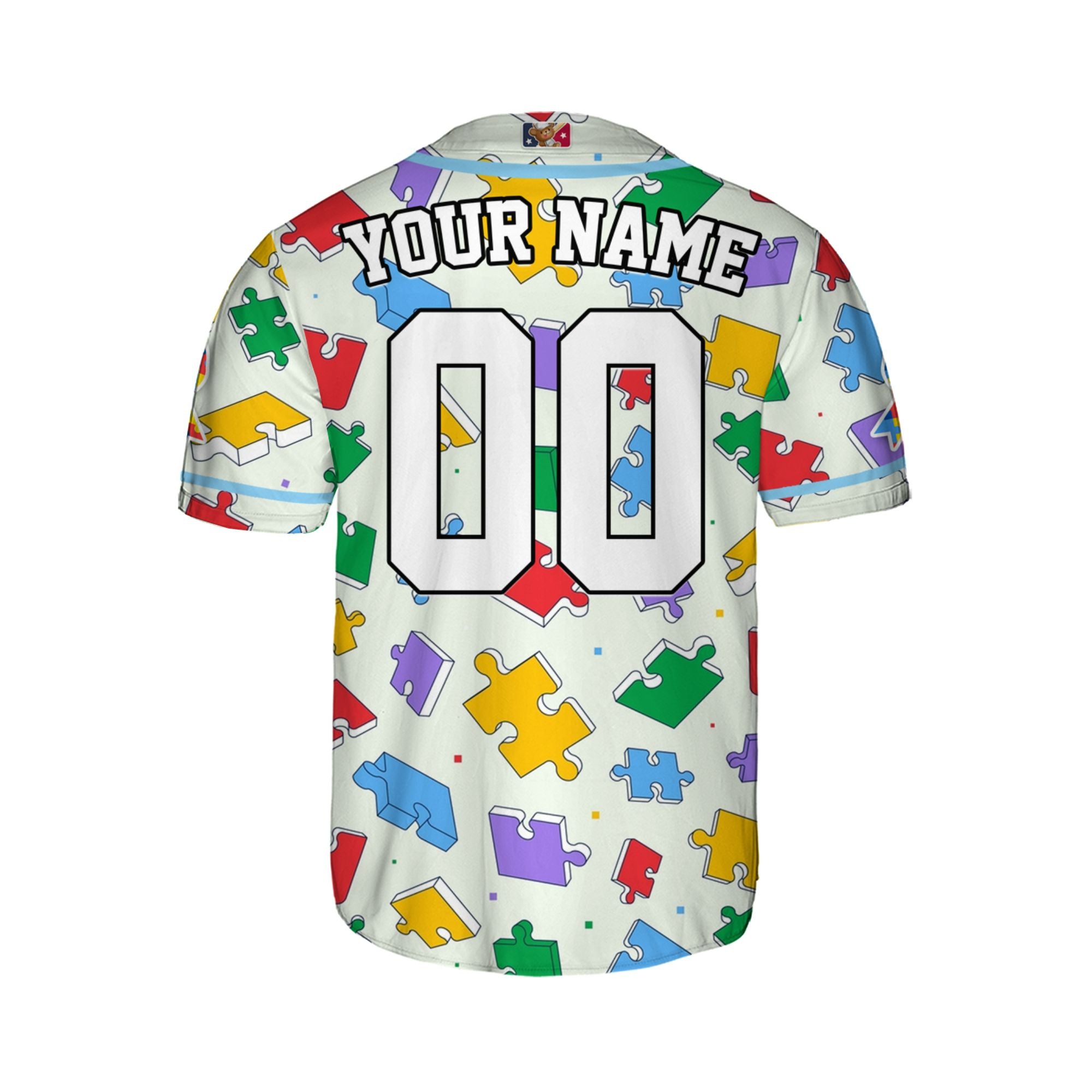 Custom Jigsaw 2 Autism Baseball Jersey Custom Motivational Gift For Him And Her TKb67