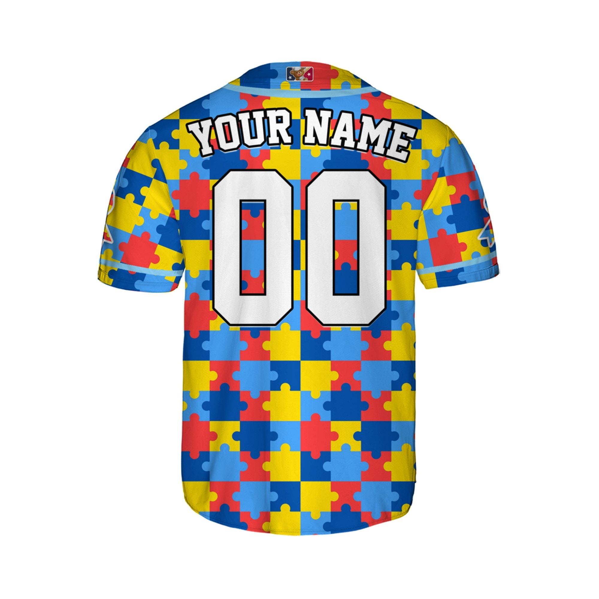Custom Jigsaw Color Autism Baseball Jersey Custom Motivational Gift For Him And Her TKb67