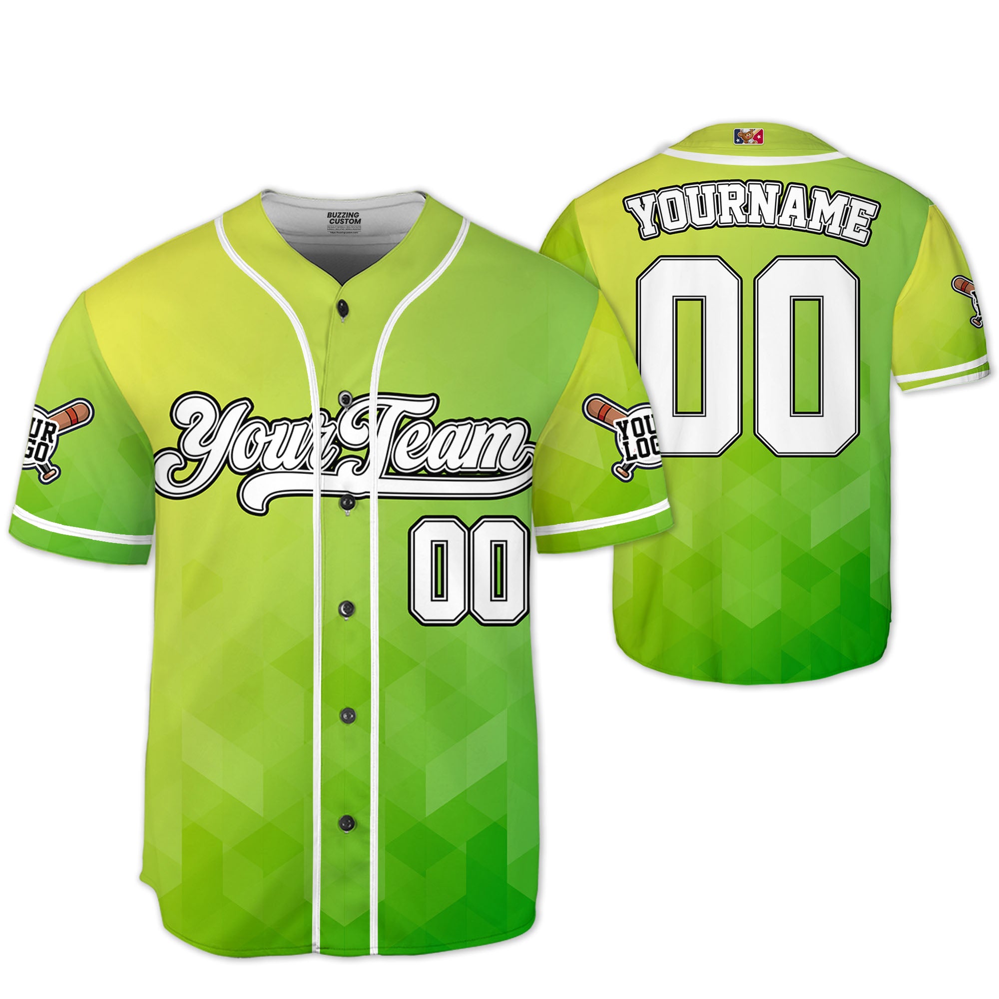 custom-abstract-gradient-yellow-and-green-baseball-jersey-ca33-1566