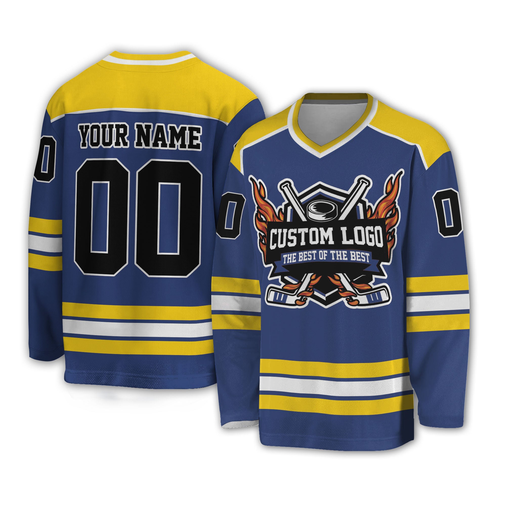 custom-amazing-famous-team-basic-hockey-jersey-lr-blue-i3-4231