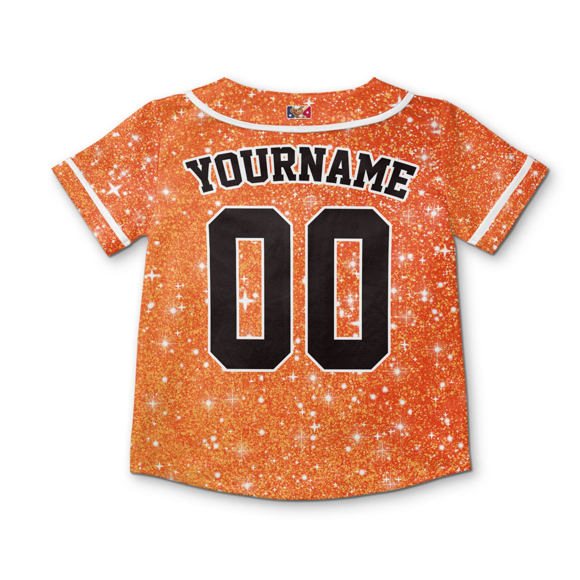 custom-amazing-glitter-star-simple-orange-baseball-jersey-9624