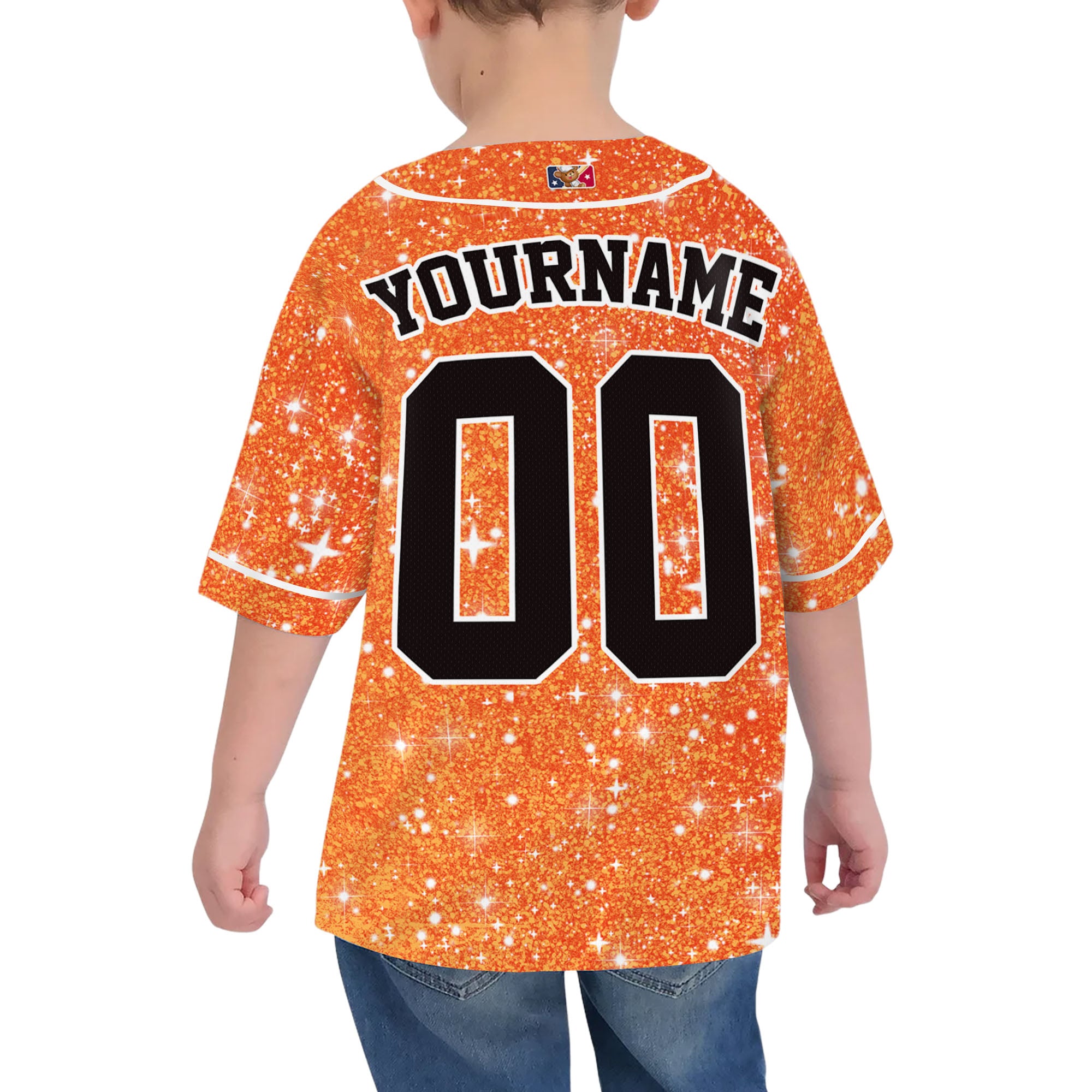 custom-amazing-glitter-star-simple-orange-baseball-jersey-9624