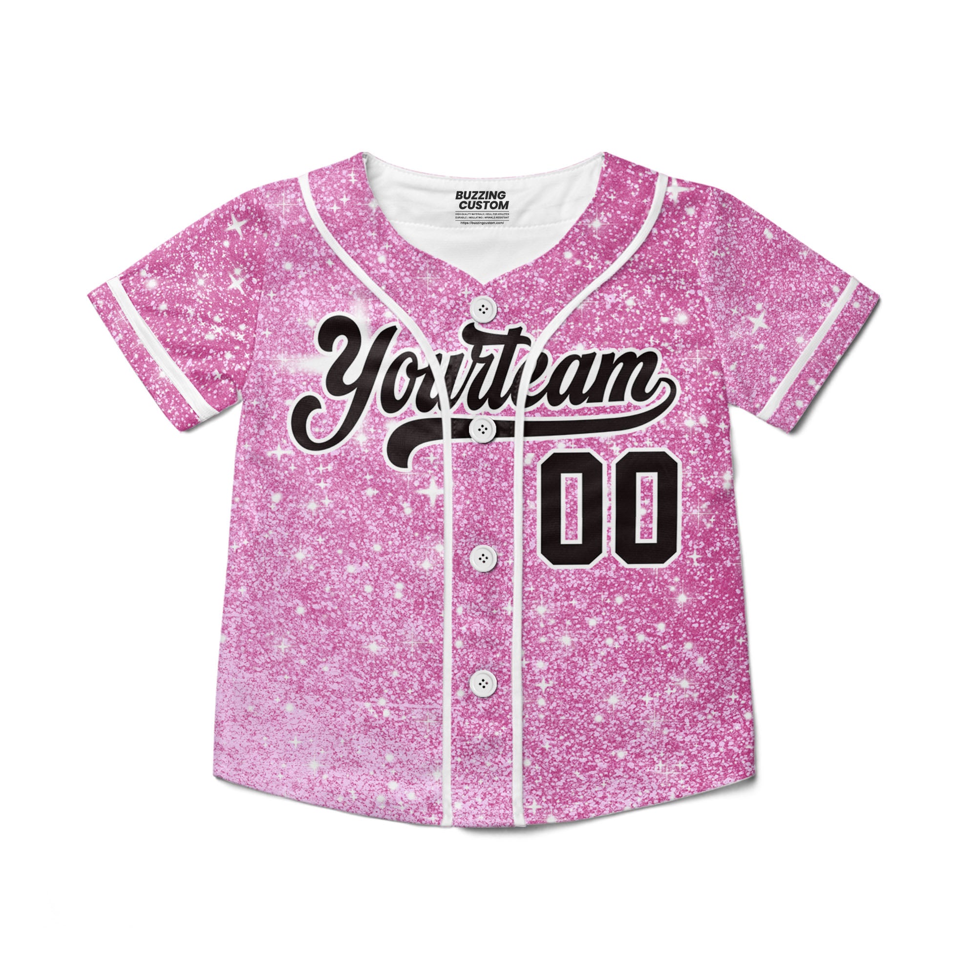 custom-amazing-glitter-star-simple-pink-baseball-jersey-6894
