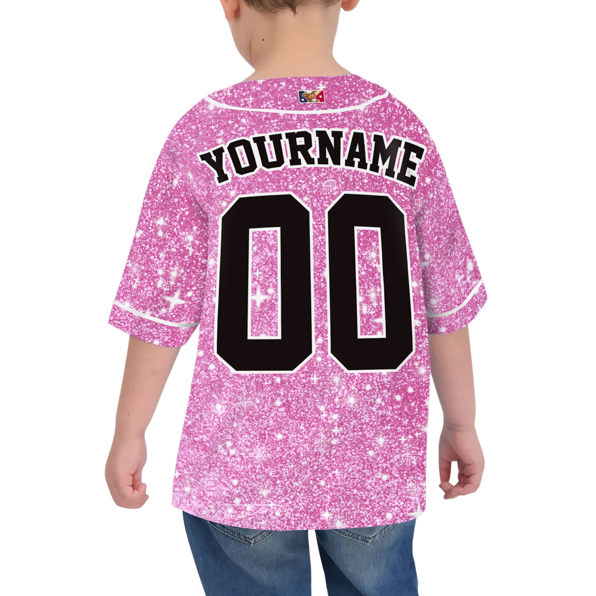 custom-amazing-glitter-star-simple-pink-baseball-jersey-6894