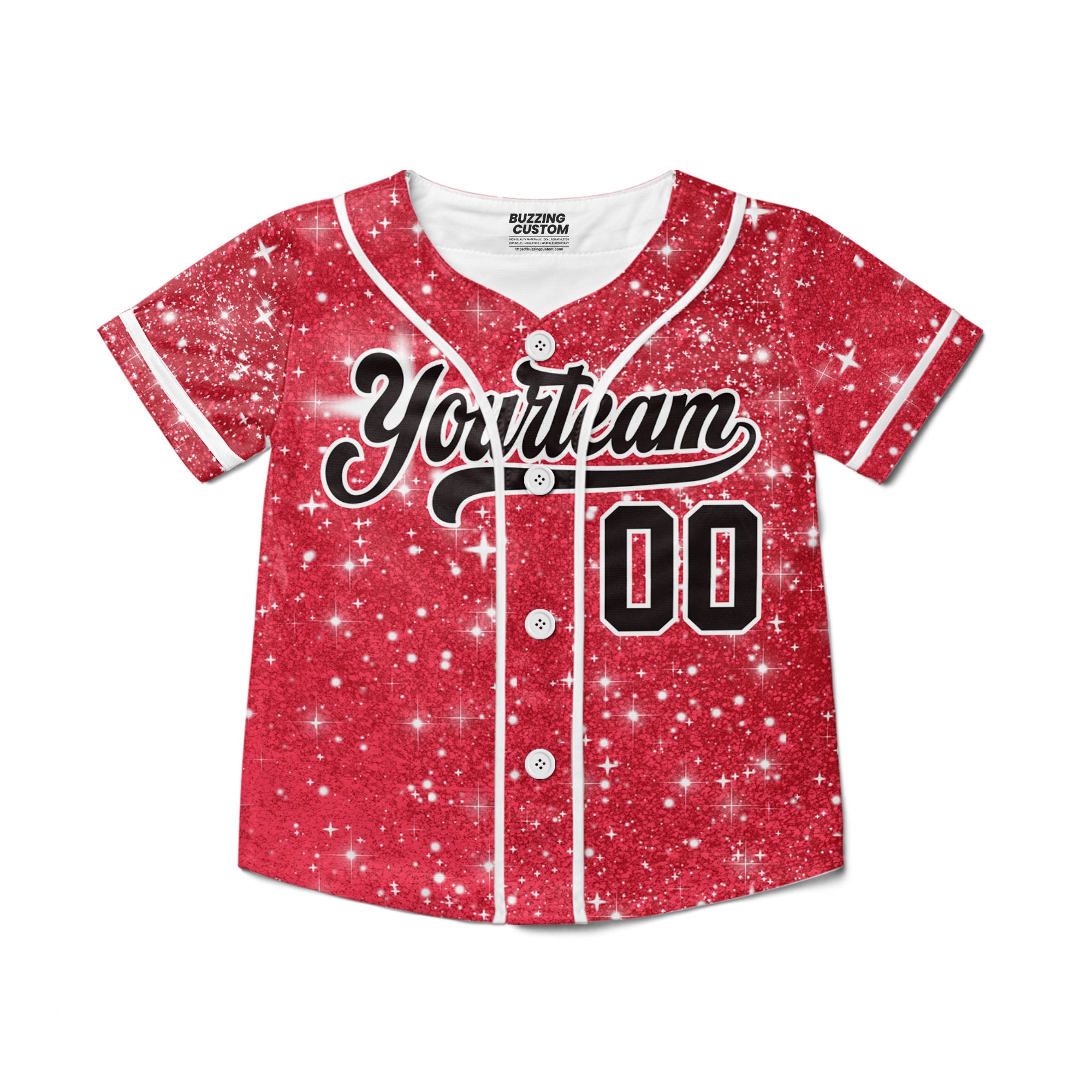 custom-amazing-glitter-star-simple-red-baseball-jersey-7868