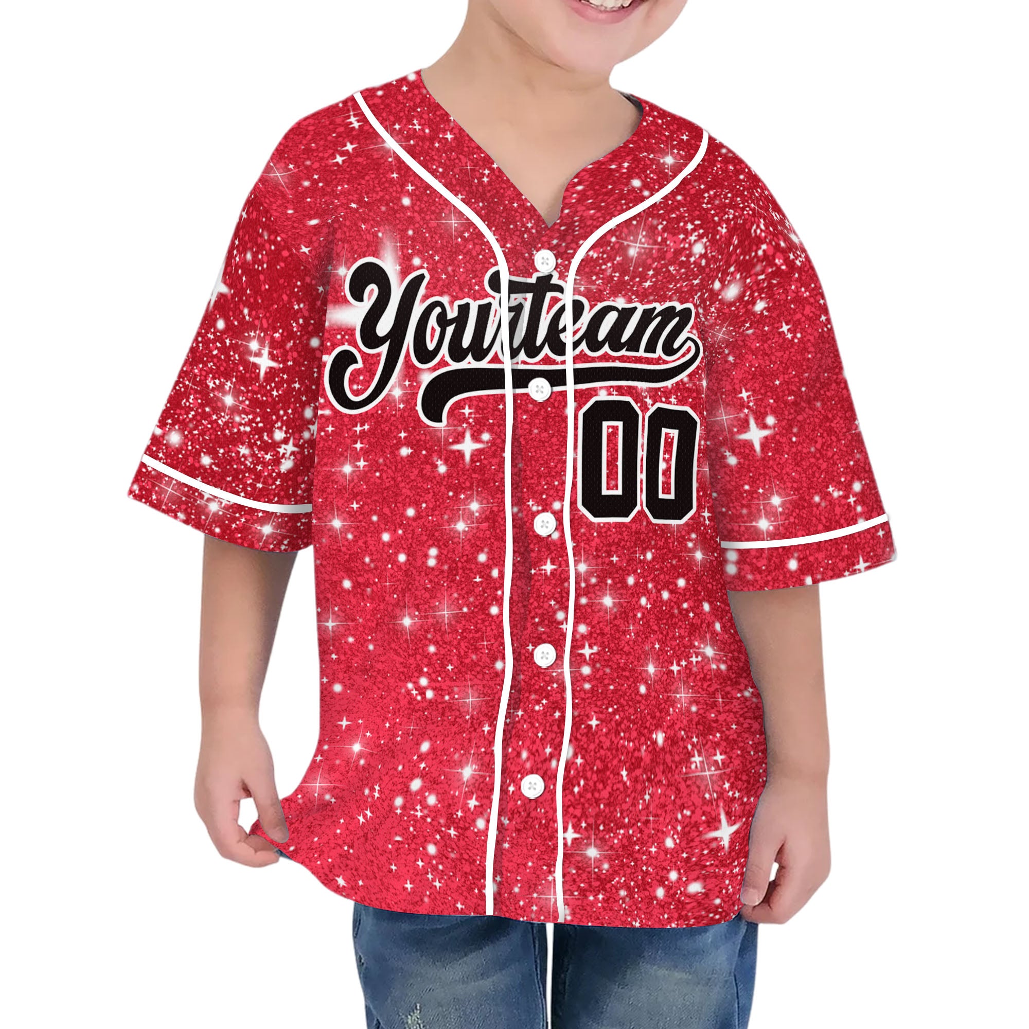 custom-amazing-glitter-star-simple-red-baseball-jersey-7868