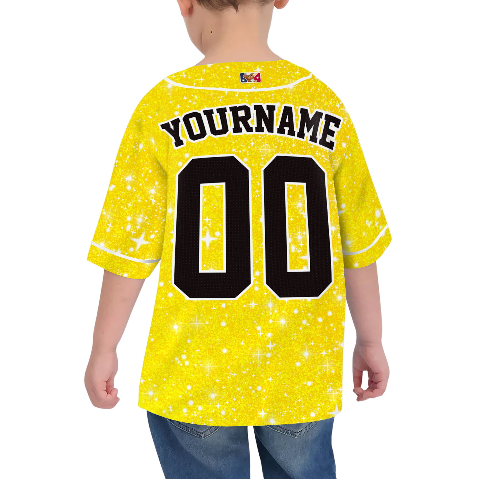 custom-amazing-glitter-star-simple-yellow-baseball-jersey-5947