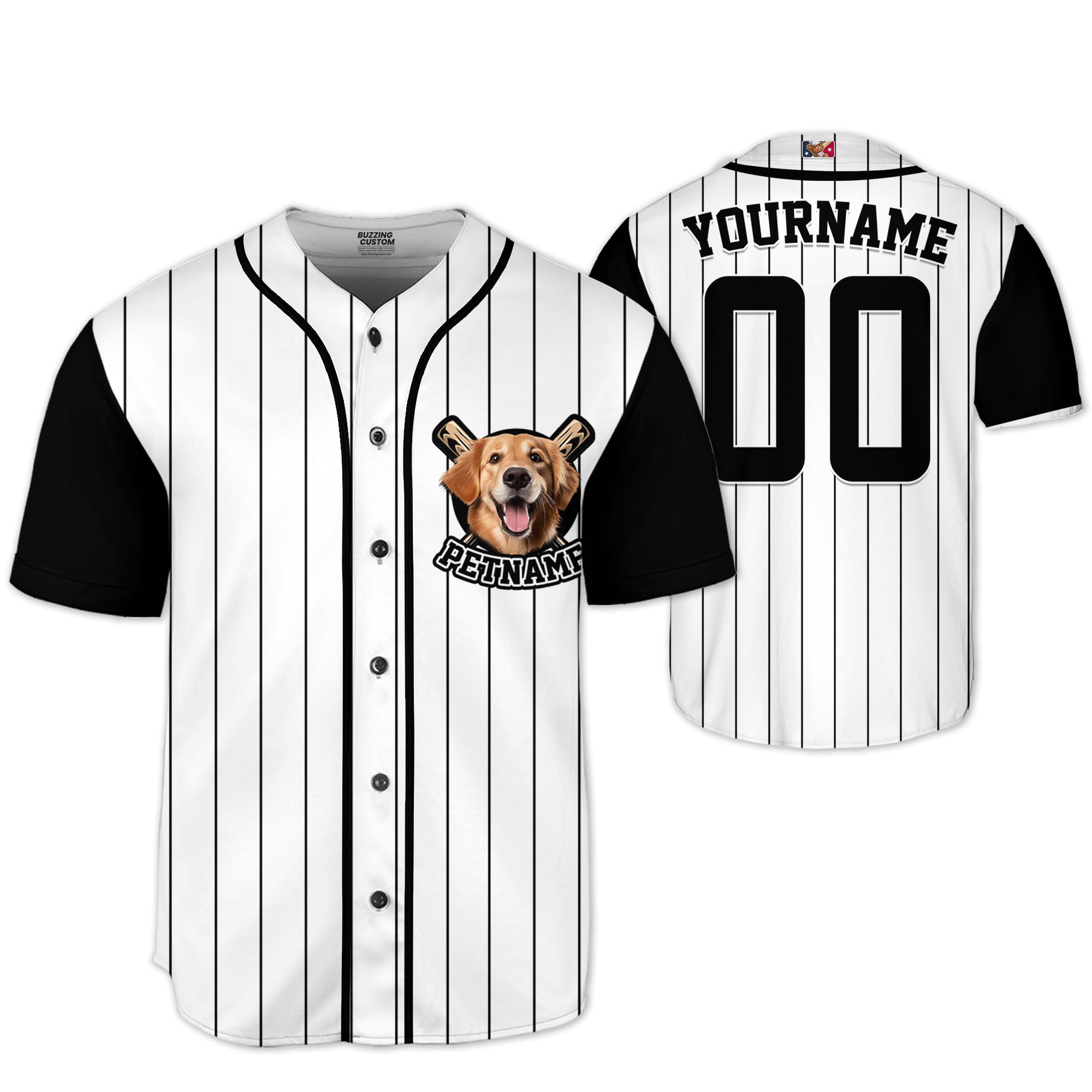 custom-baseball-jersey-with-your-pet-colorful-arm-black-pa03-3584