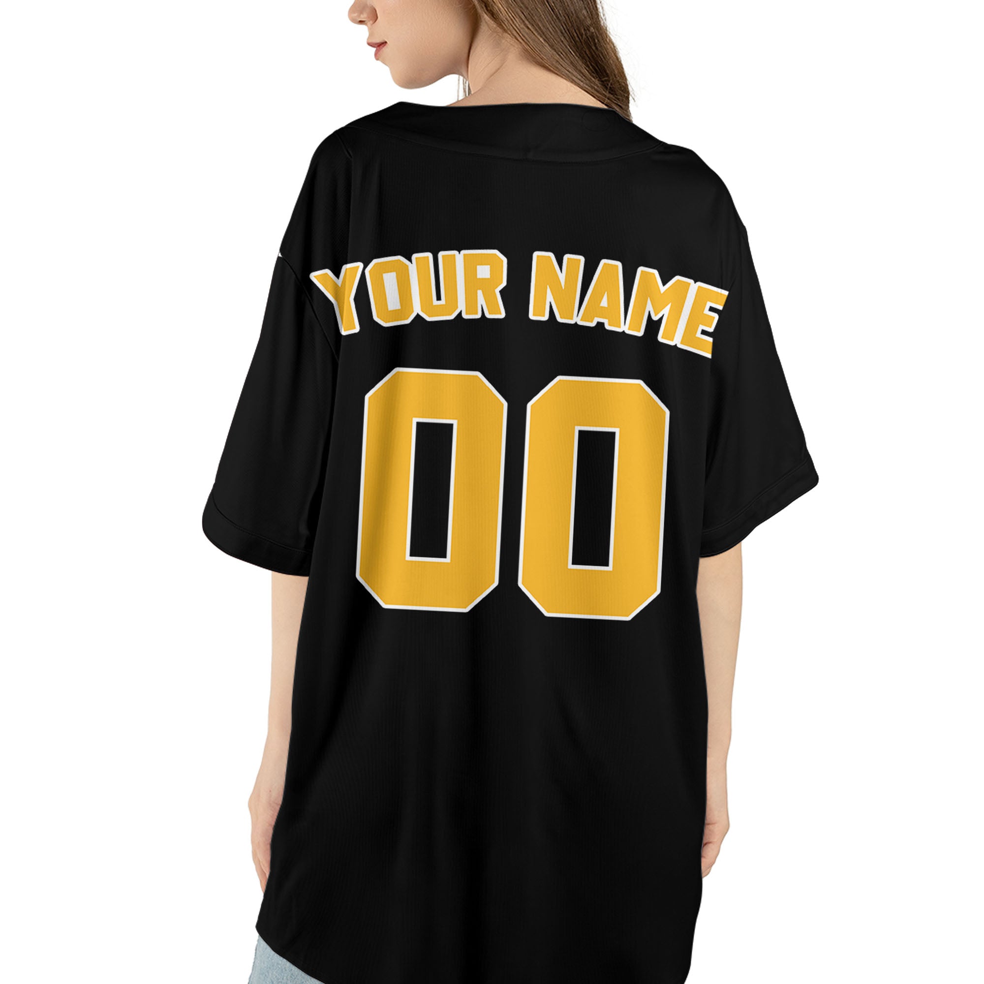 Custom-Black-Yellow-Baseball-Jersey