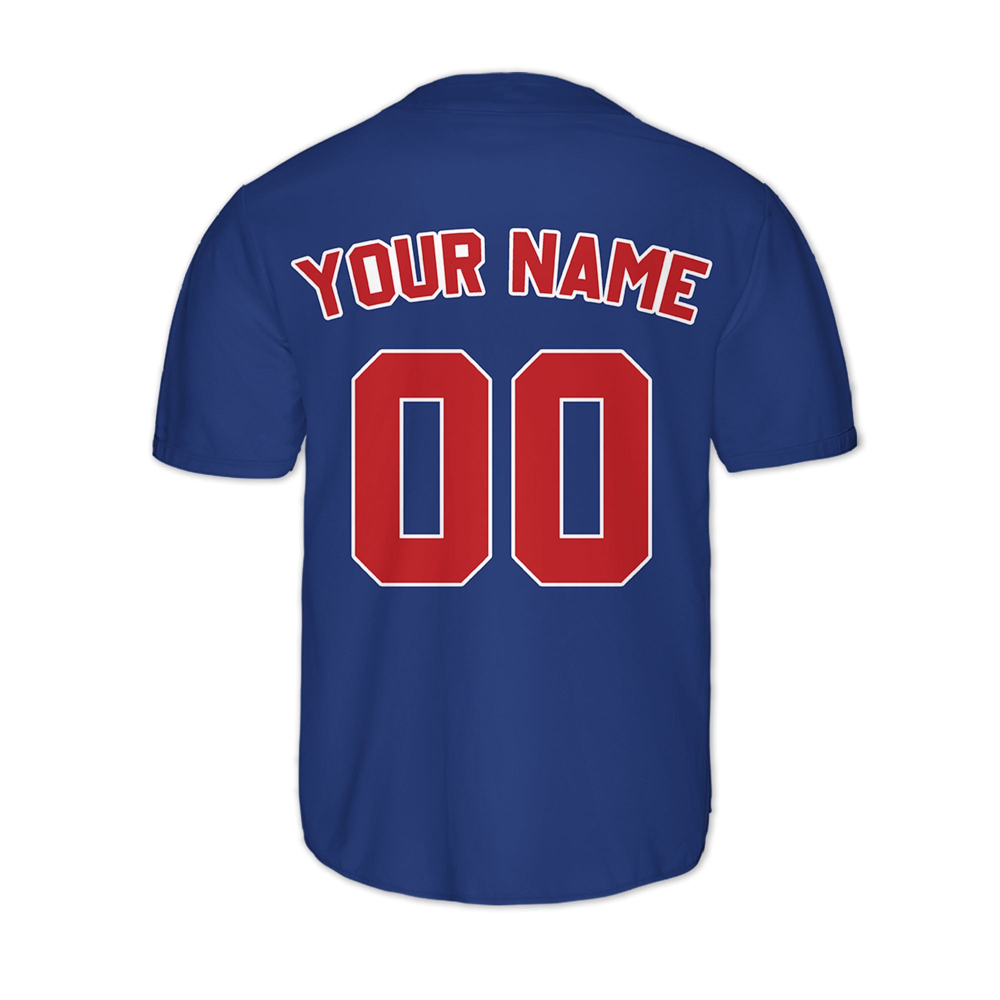 Custom-Blue-Red-Baseball-Jersey