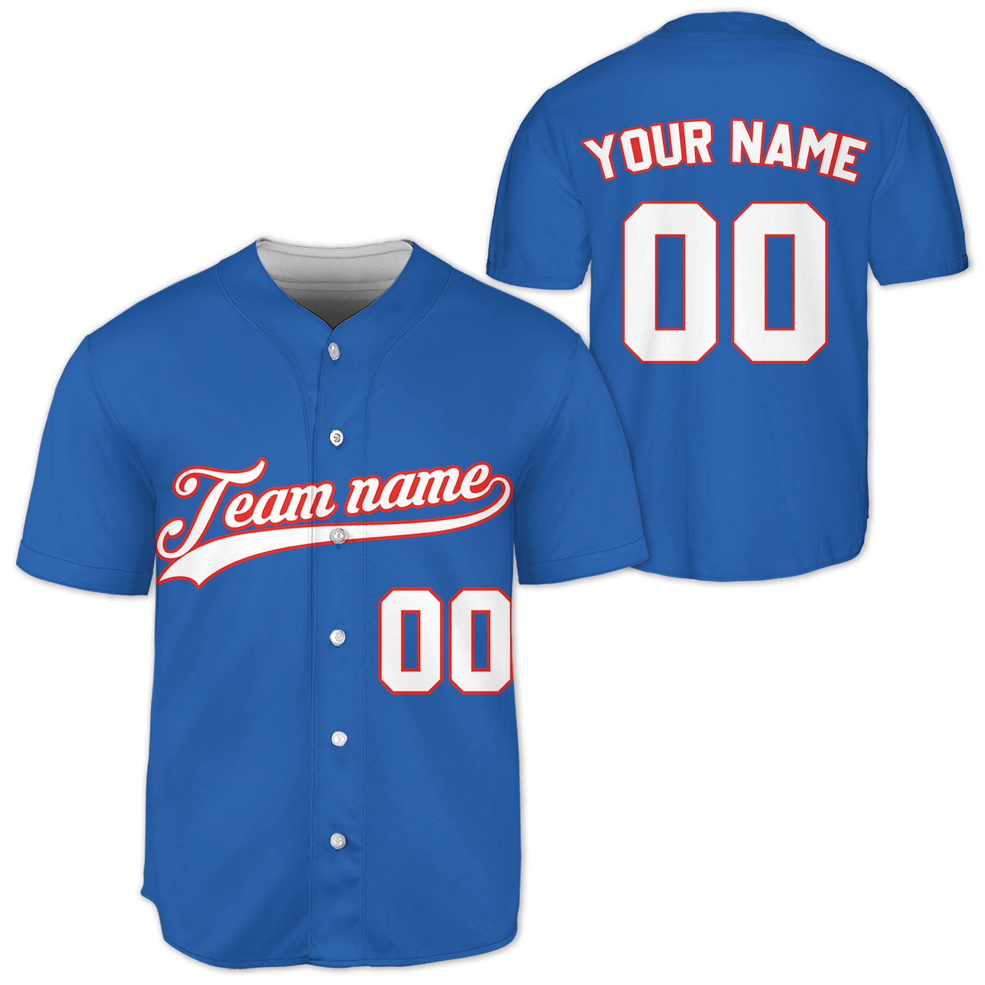 Custom-Blue-White-Baseball-Jersey