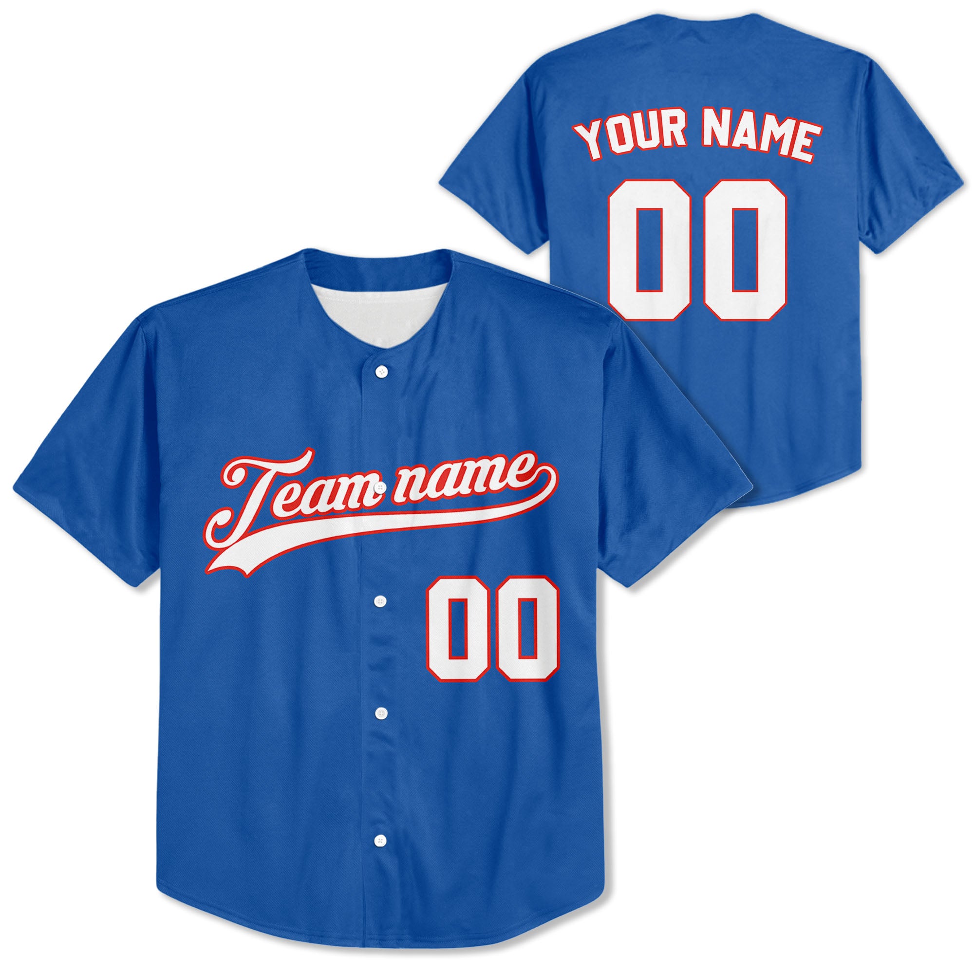 Custom-Blue-White-Baseball-Jersey