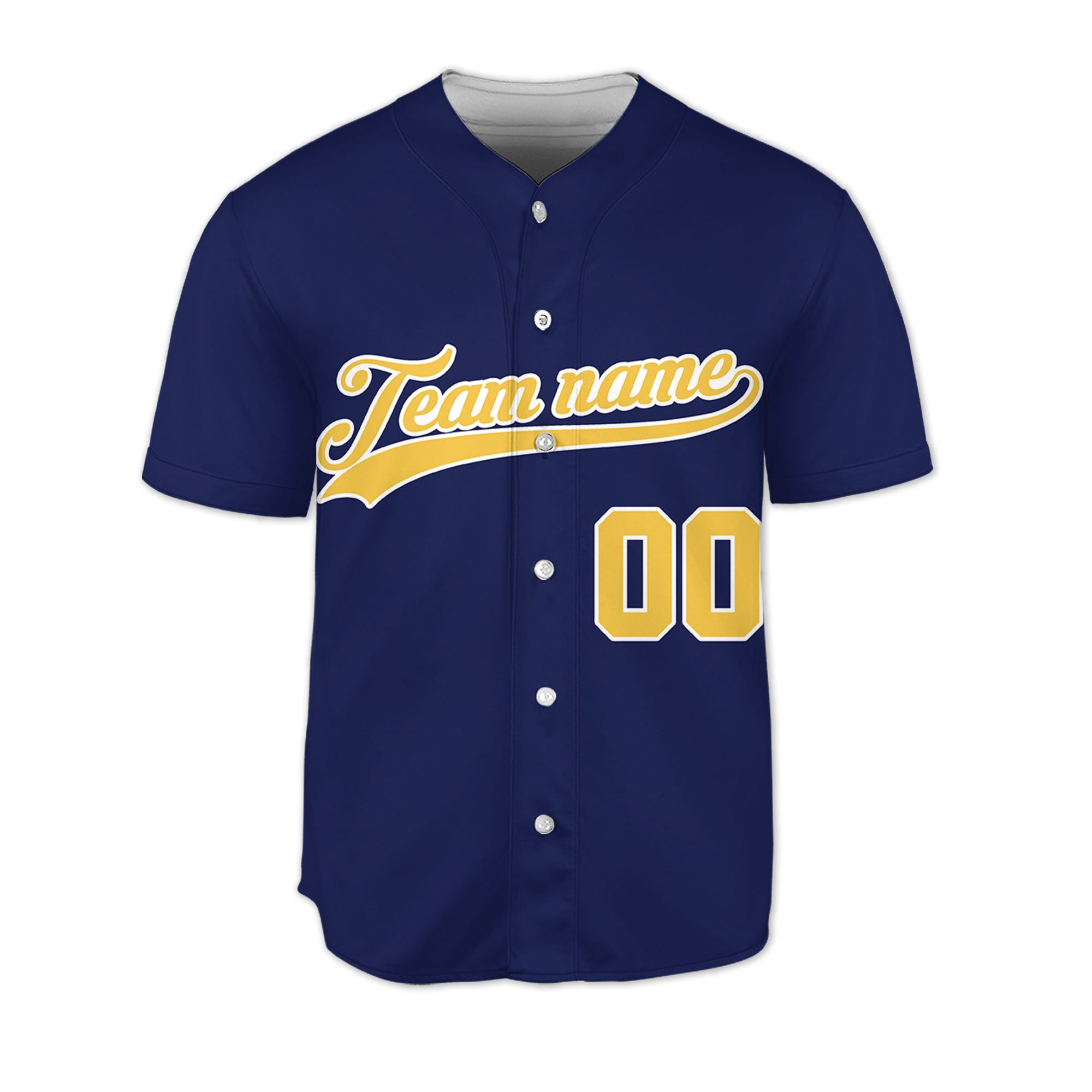 Custom-Blue-Yellow-Baseball-Jersey