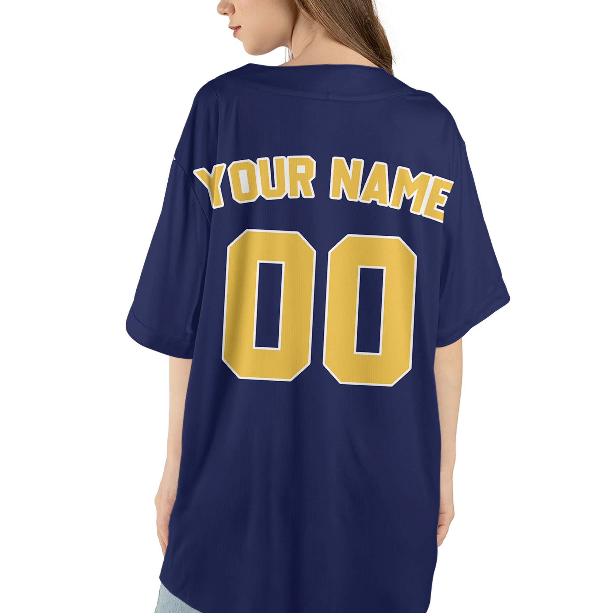 Custom-Blue-Yellow-Baseball-Jersey