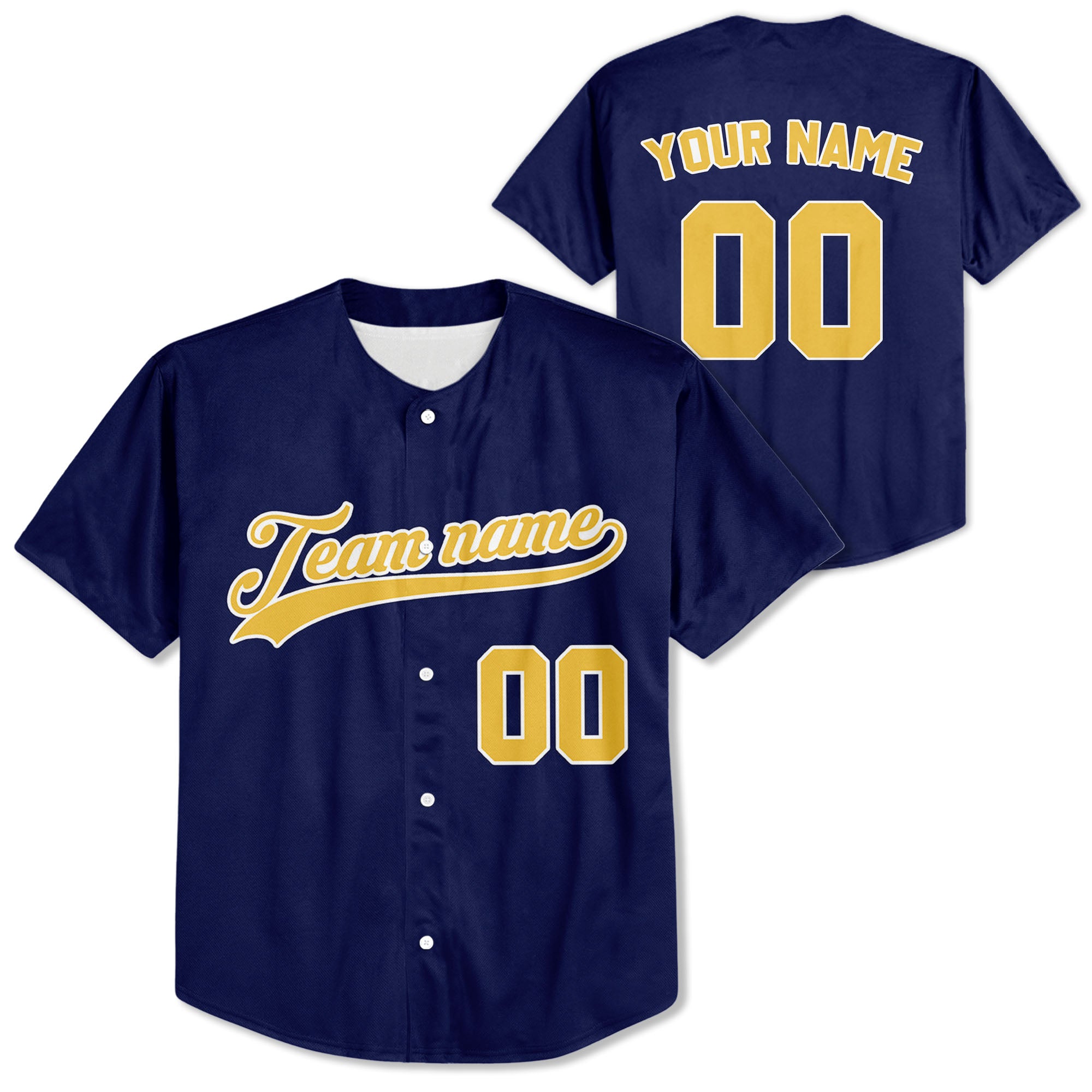 Custom-Blue-Yellow-Baseball-Jersey