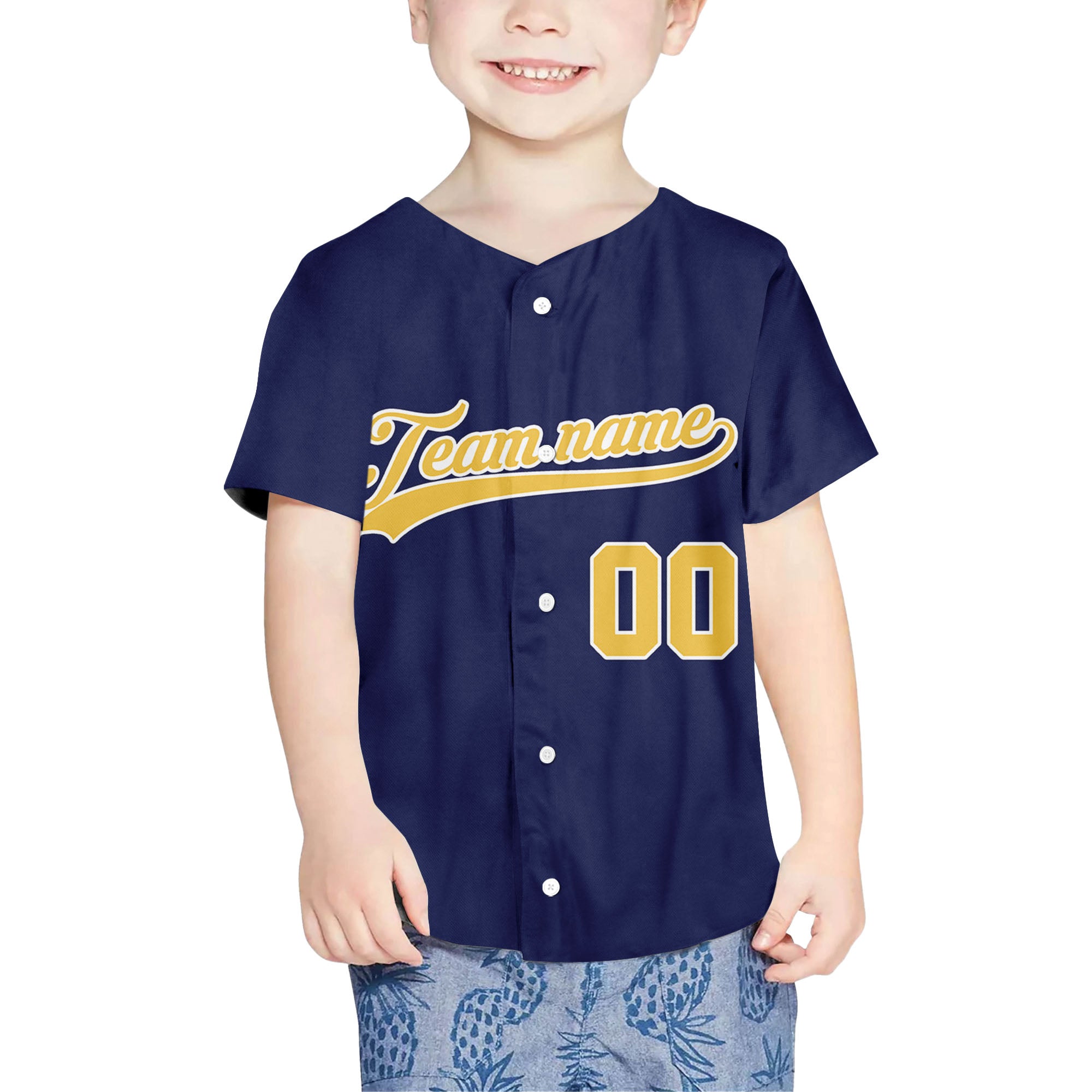 Custom-Blue-Yellow-Baseball-Jersey