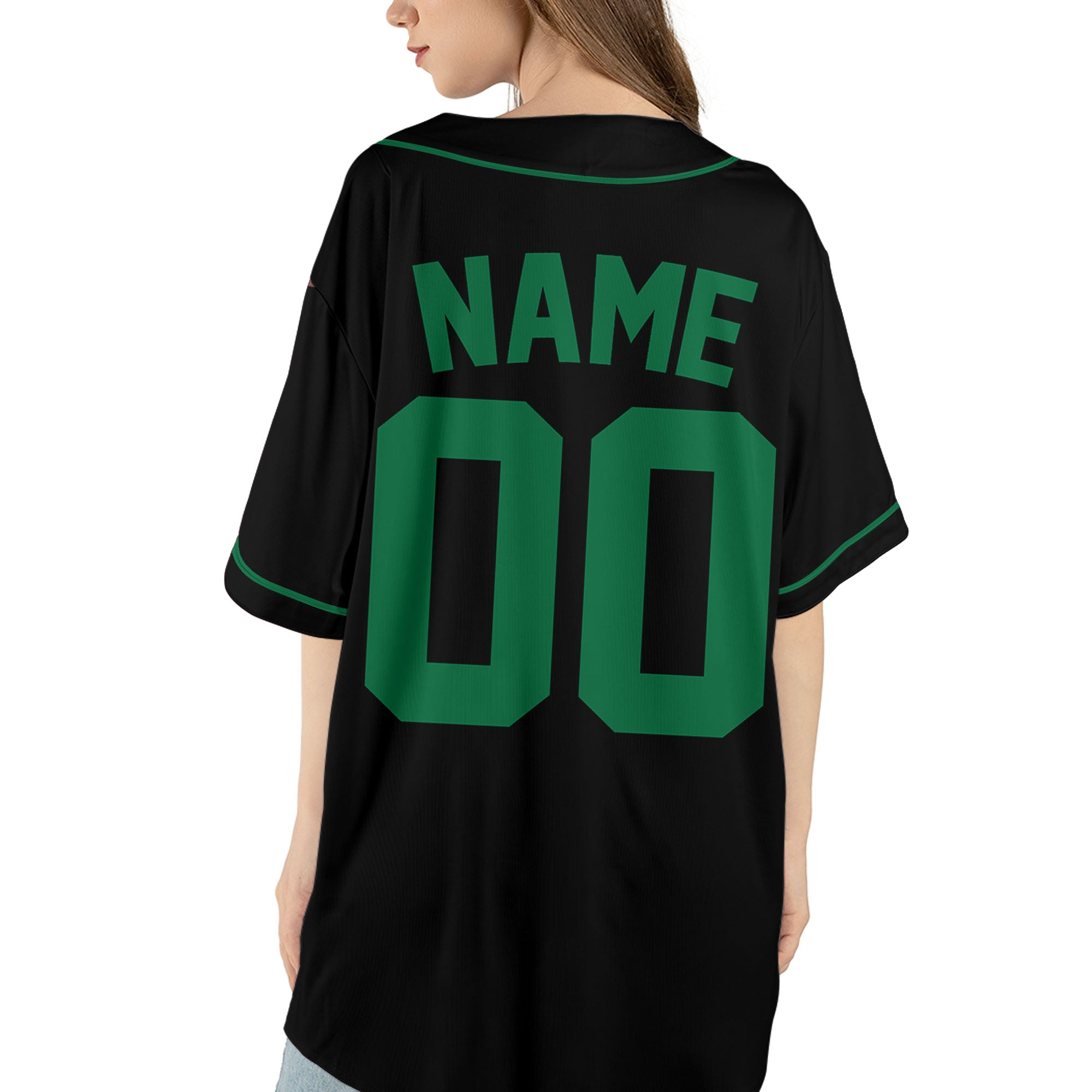 Custom-Colors-Baseball-Jersey-Sports-Team-Personalized-Text-And-Number-Green