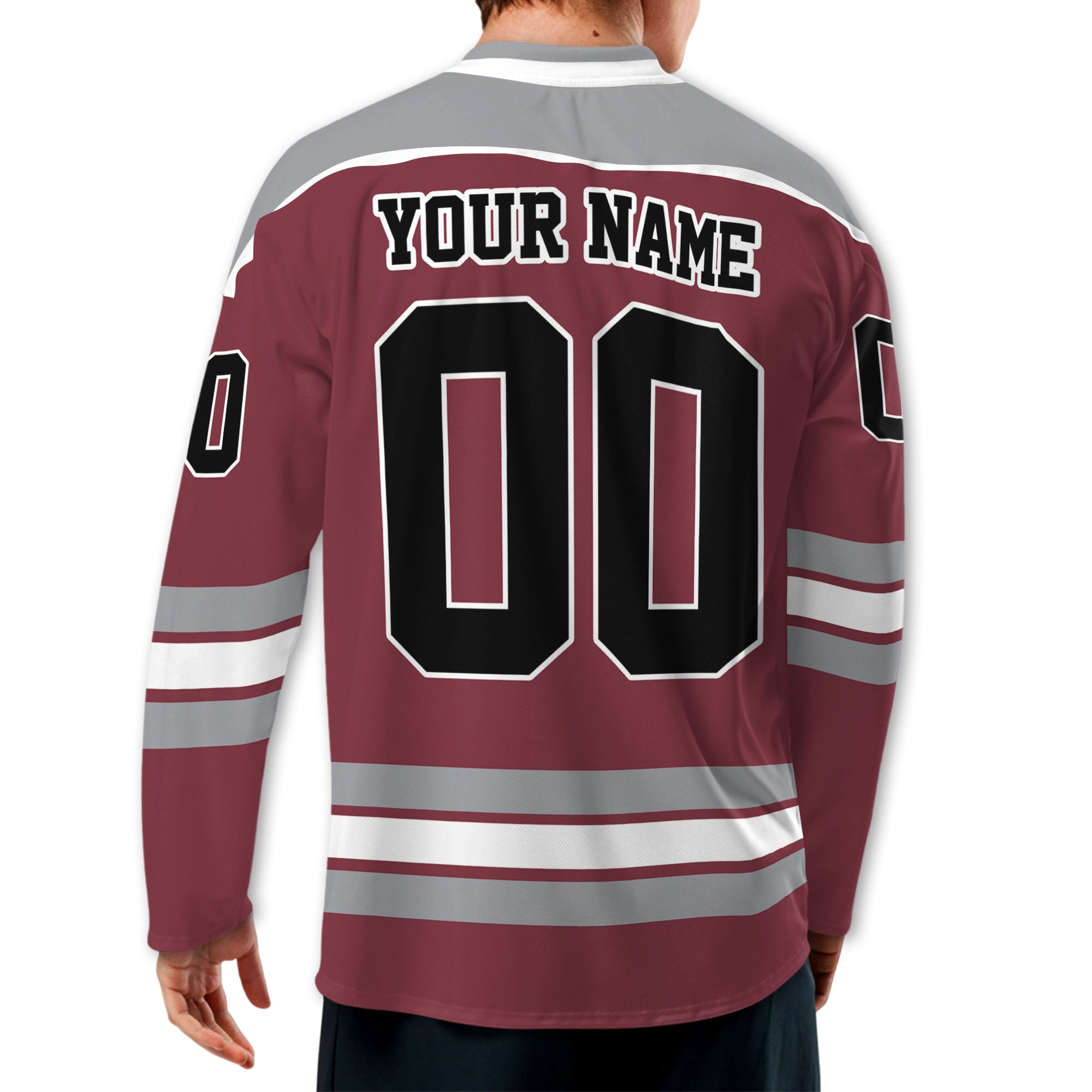 custom-cool-amateur-team-up-hockey-jersey-maroon-and-grey-i3-1093
