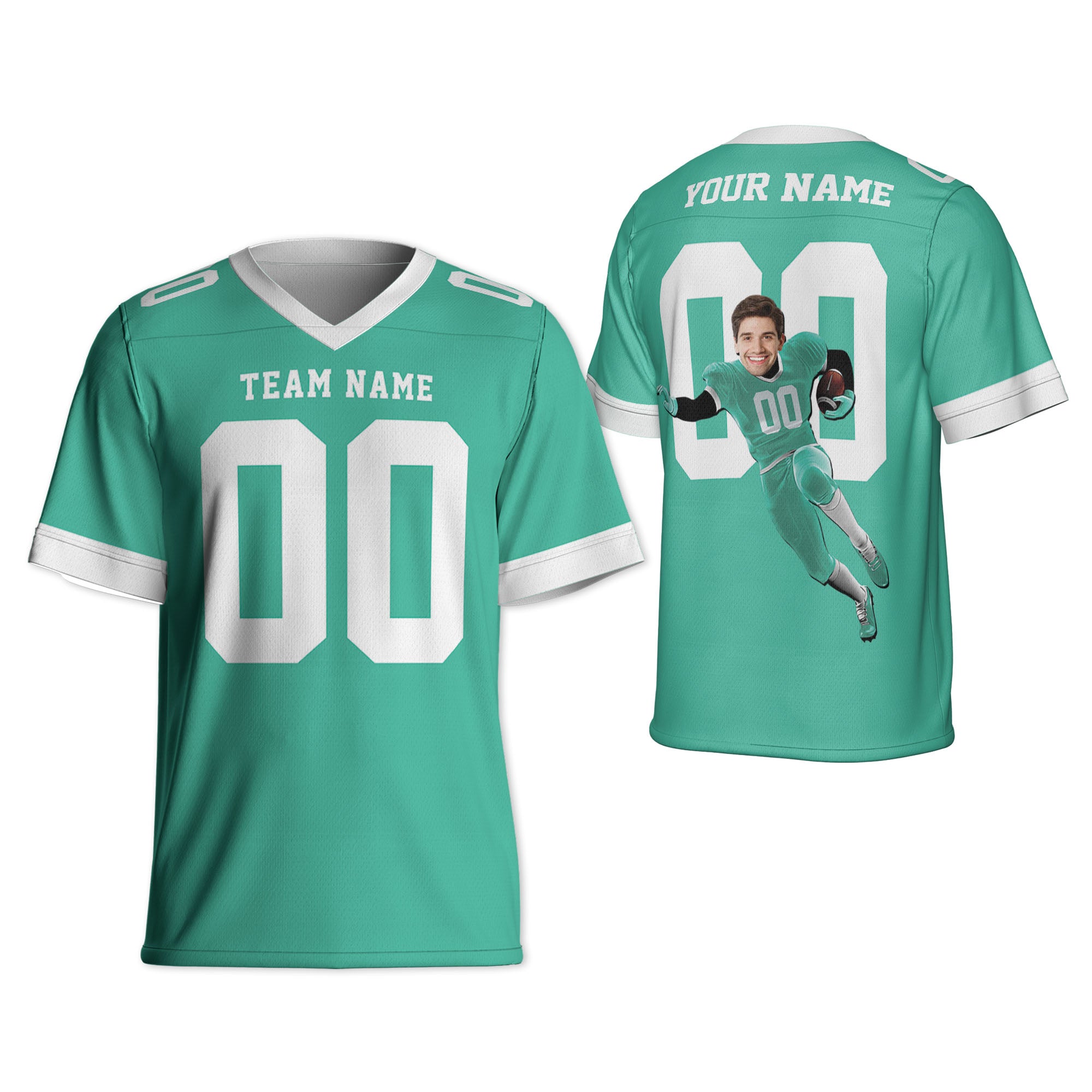 custom-face-simple-color-turquoise-football-jersey-pb06-5536