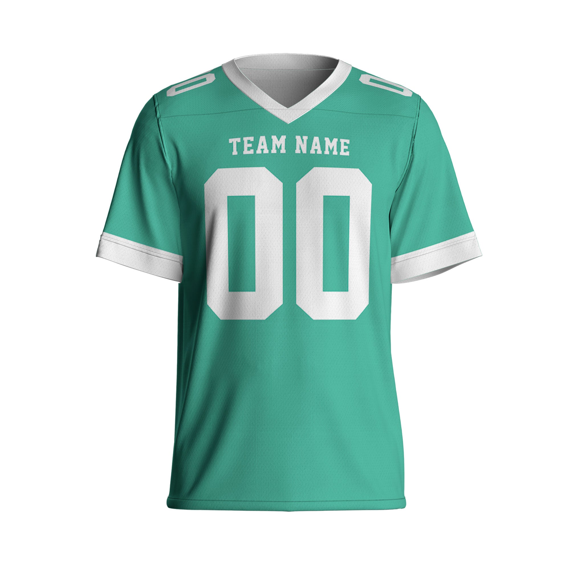 custom-face-simple-color-turquoise-football-jersey-pb06-5536