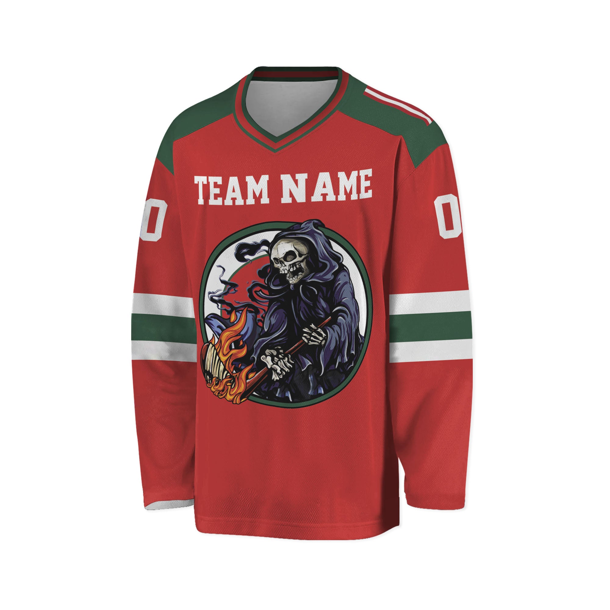 Custom-Famous-Reaper-Hockey-Team-Devil-Red-and-Green-I2
