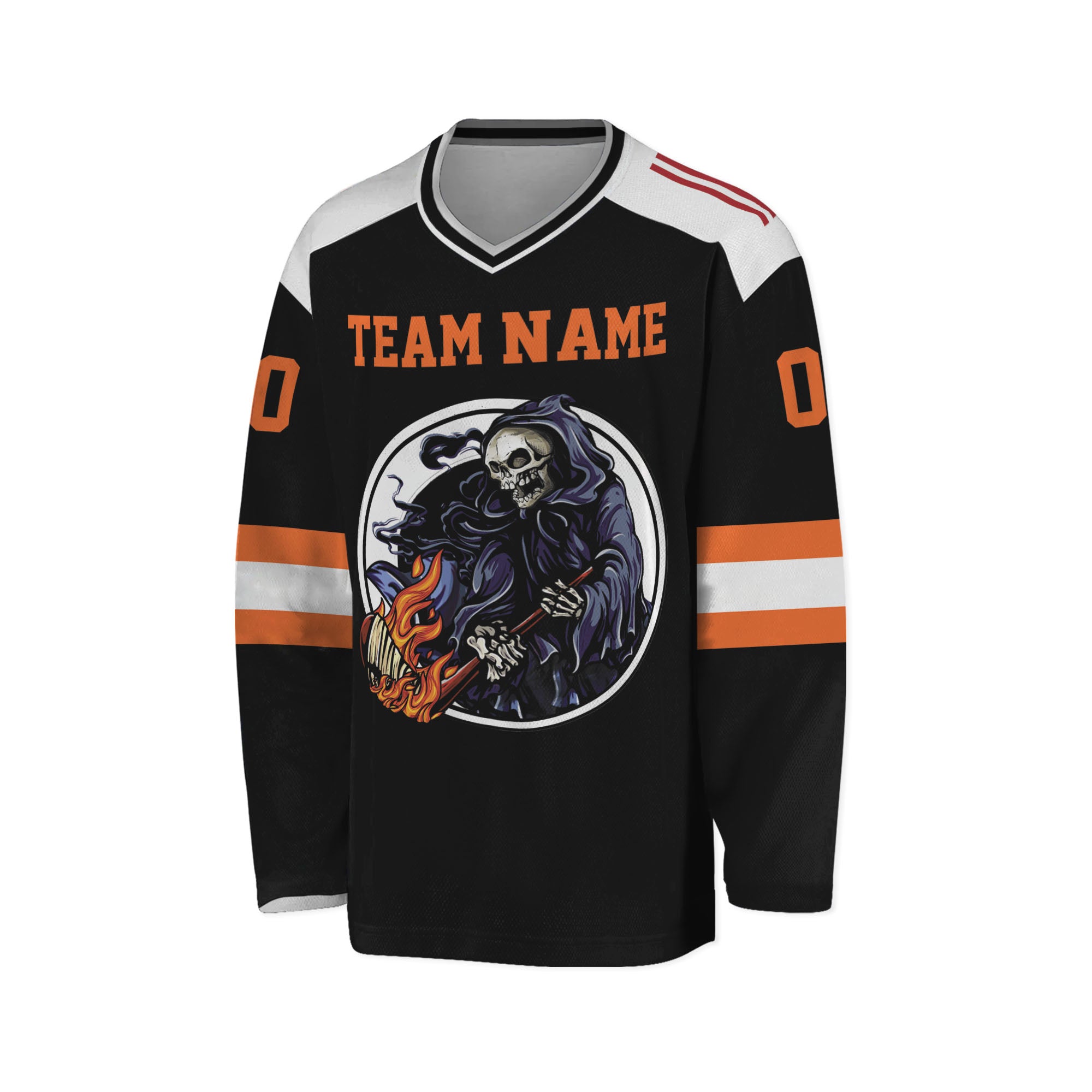 Custom-Famous-Reaper-Hockey-Team-FLyers-Black-and-Orange-I2