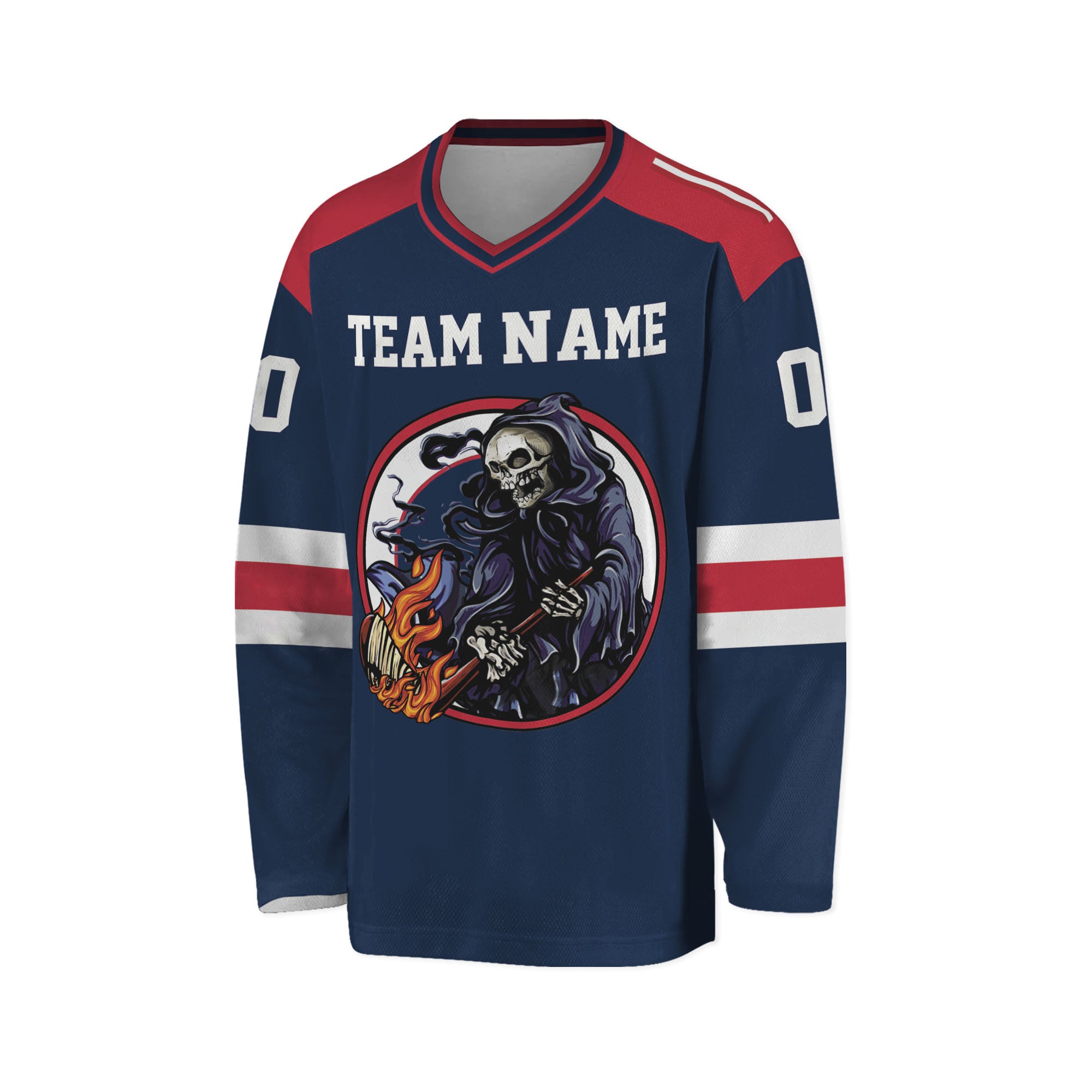 Custom-Famous-Reaper-Hockey-Team-Jets-Navy-and-Red-I2
