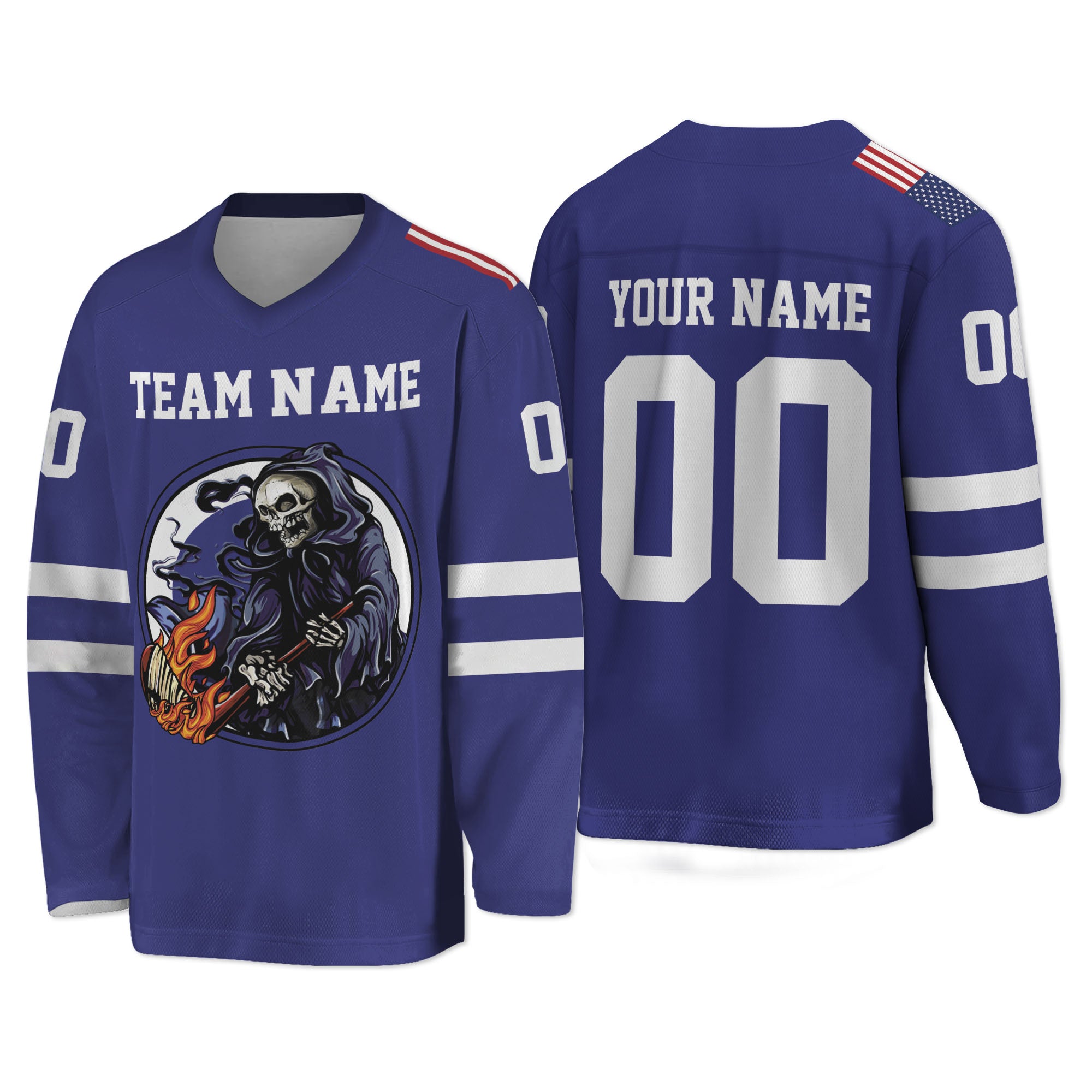 Custom-Famous-Reaper-Hockey-Team-Maples-Blue-I2