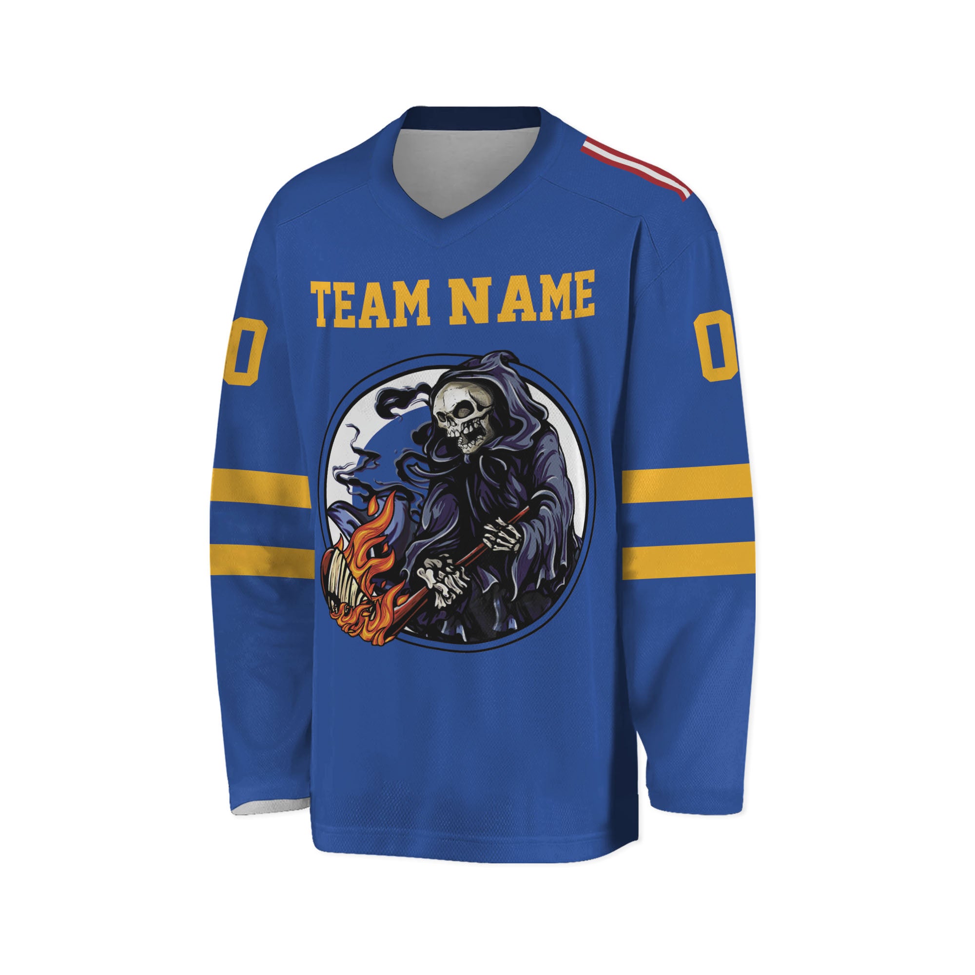 Custom-Famous-Reaper-Hockey-Team-Sabre-Royal-Blue-I2